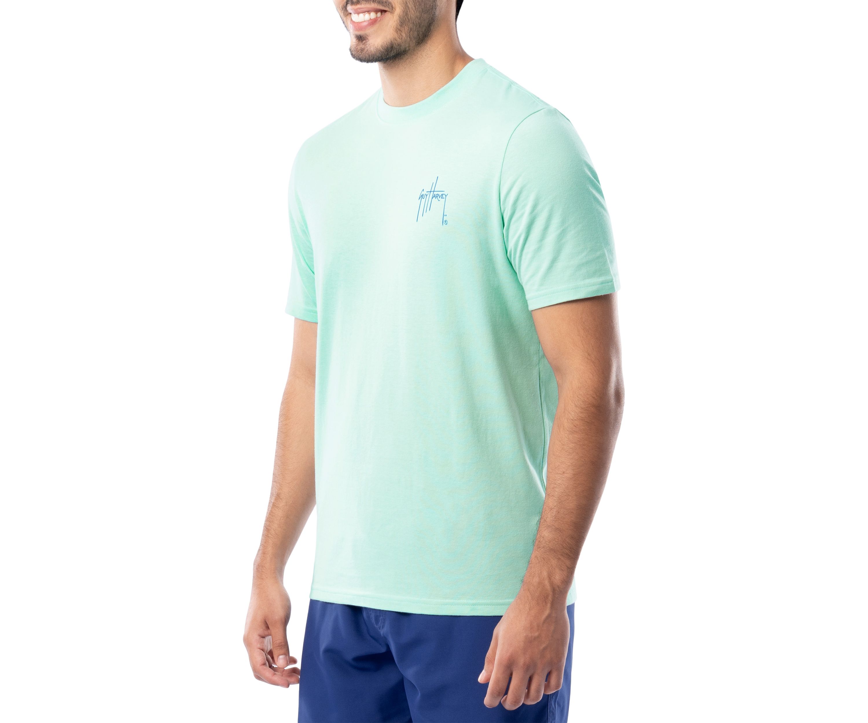 Mens Summer Sail Short Sleeve Graphic T-Shirt
