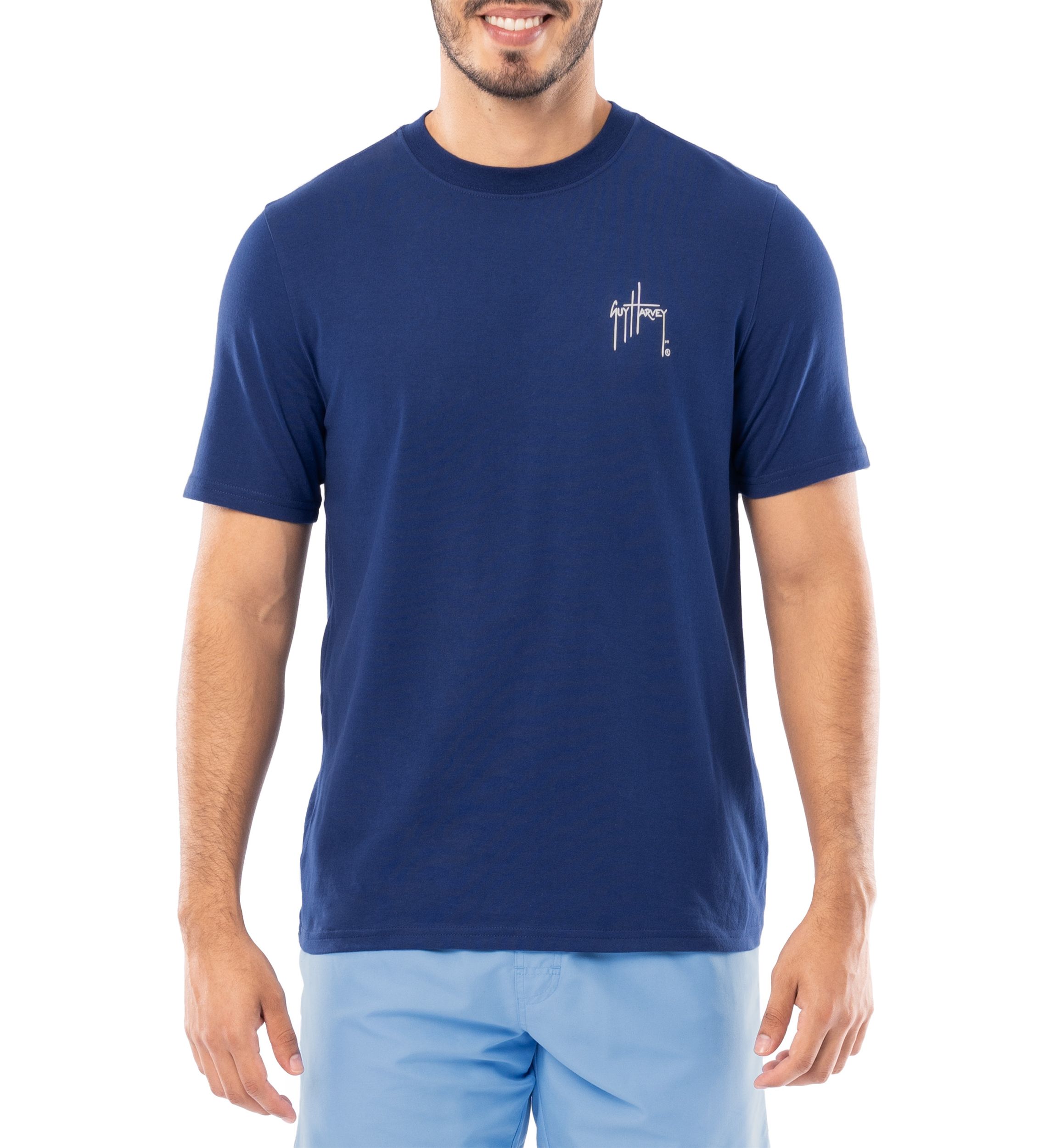 Mens Liberty Marlin Graphic Short Sleeve T-Shirt