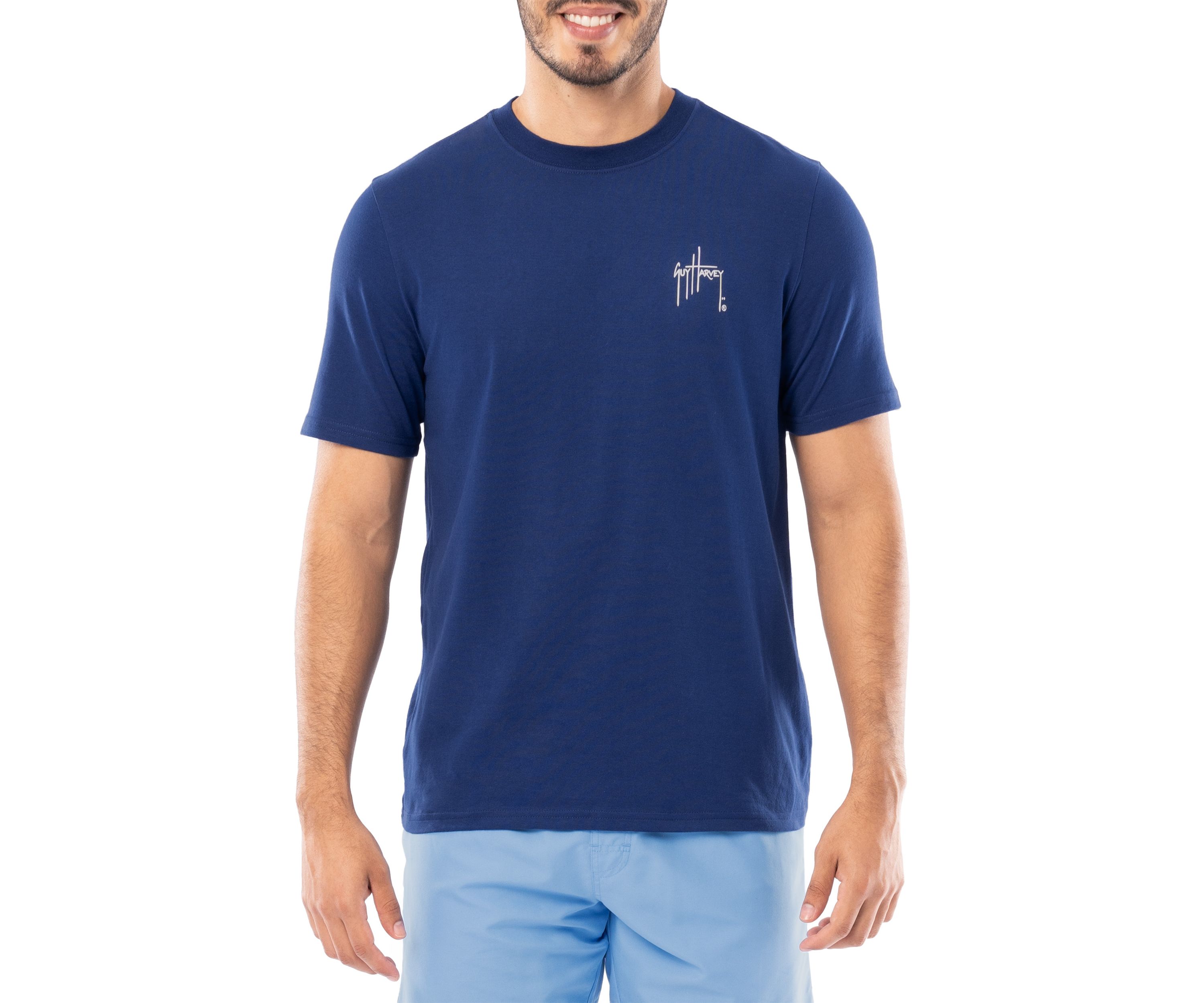 Mens Liberty Marlin Graphic Short Sleeve T-Shirt