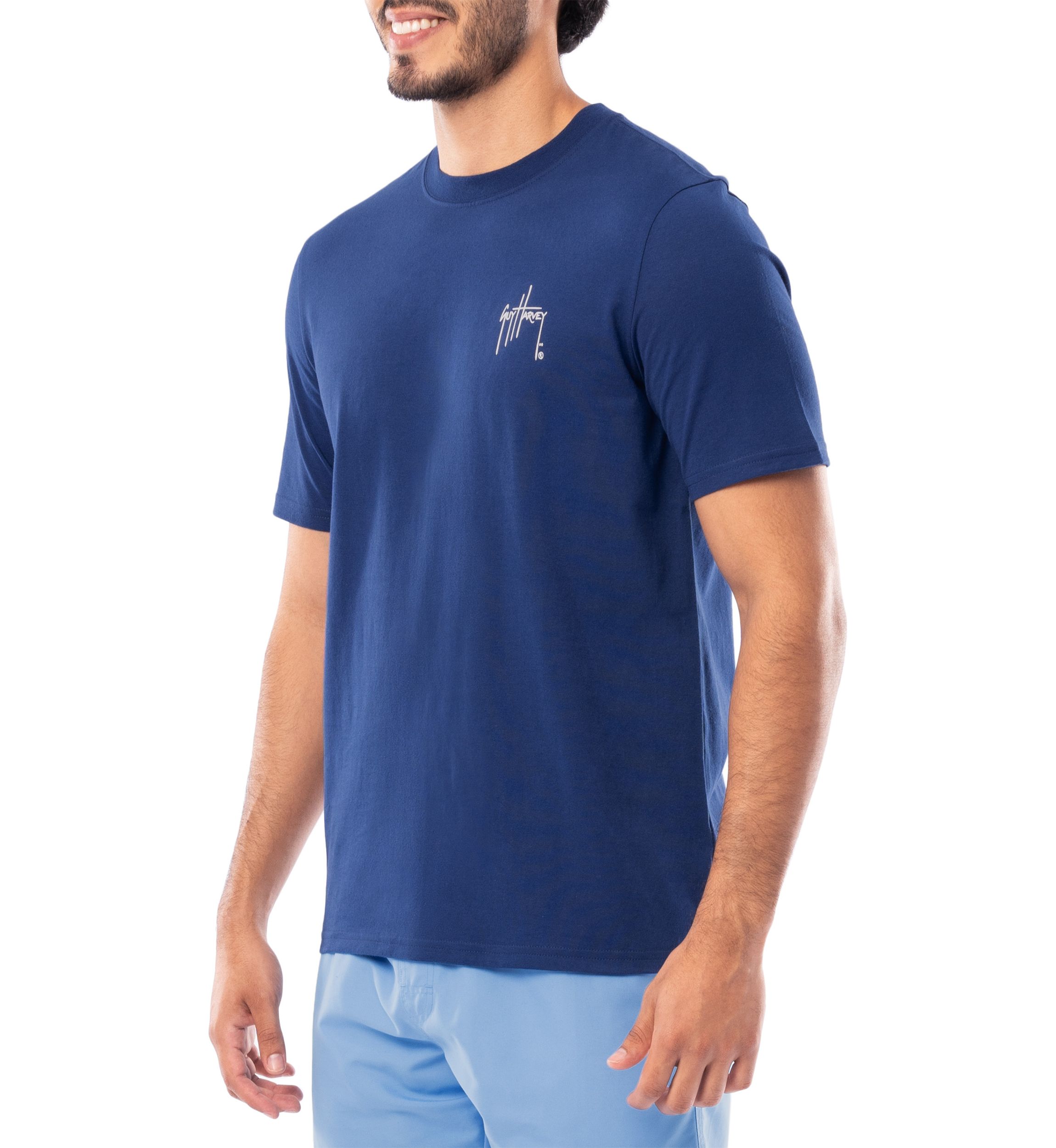 Mens Liberty Marlin Graphic Short Sleeve T-Shirt