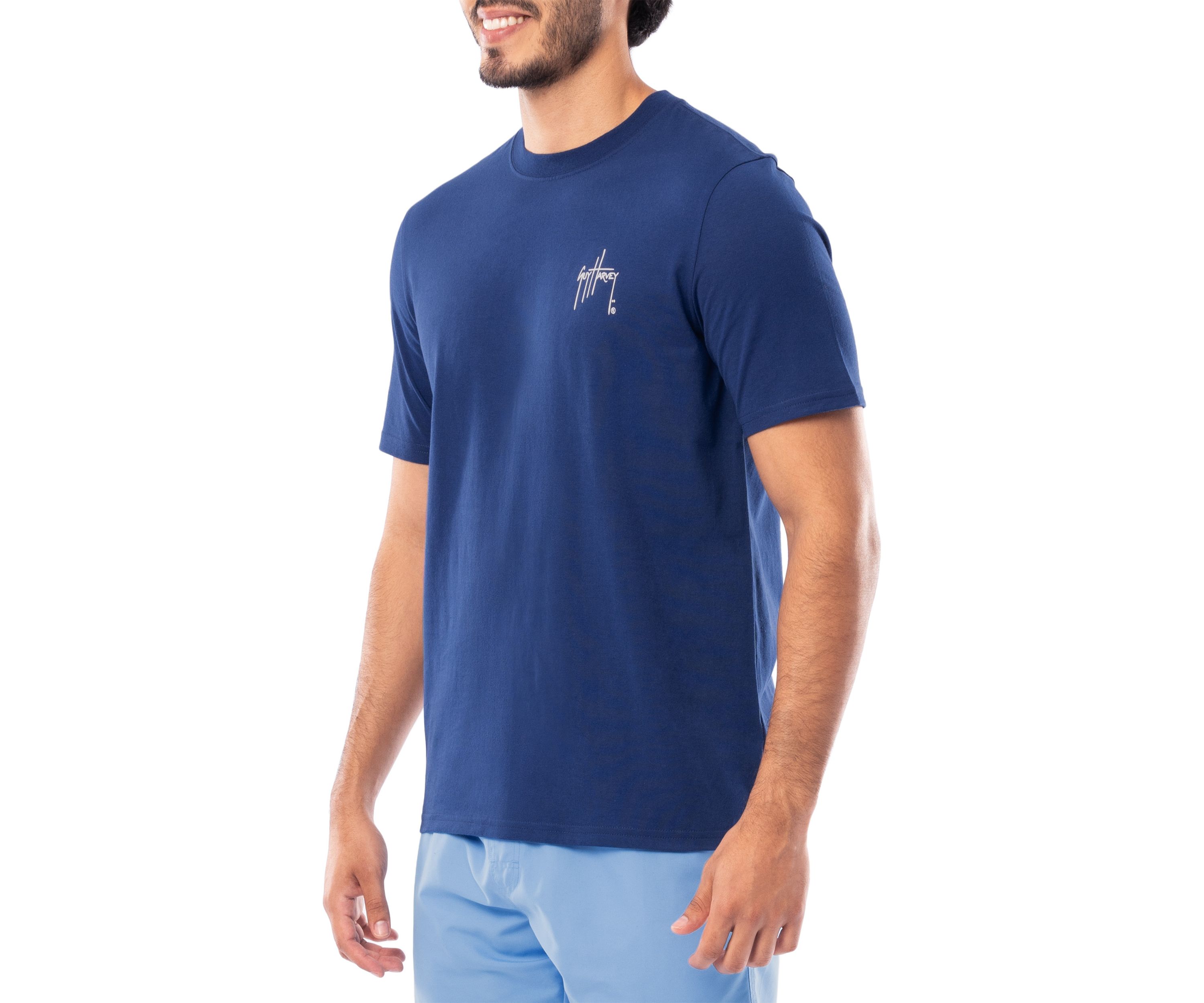 Mens Liberty Marlin Graphic Short Sleeve T-Shirt