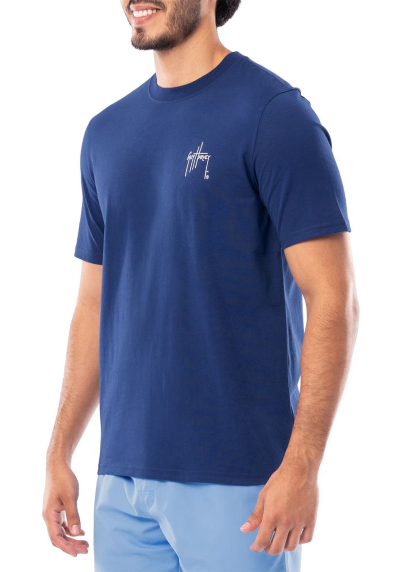 Mens Liberty Marlin Graphic Short Sleeve T-Shirt