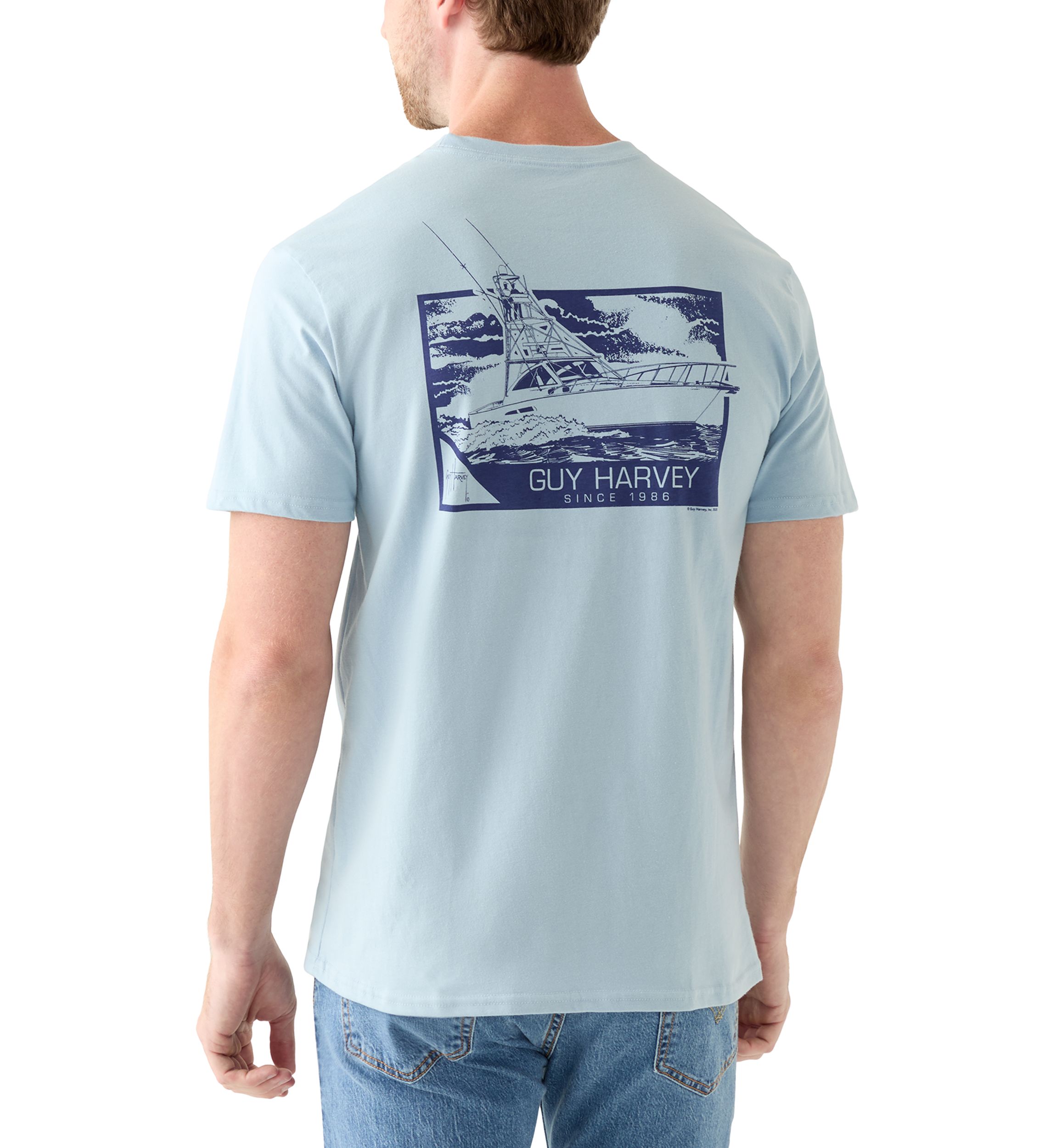 Mens Marina Short Sleeve Graphic T-Shirt