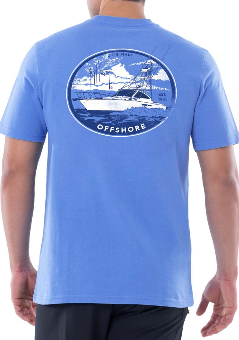 Mens Offshore Pocket Short Sleeve Graphic T-Shirt