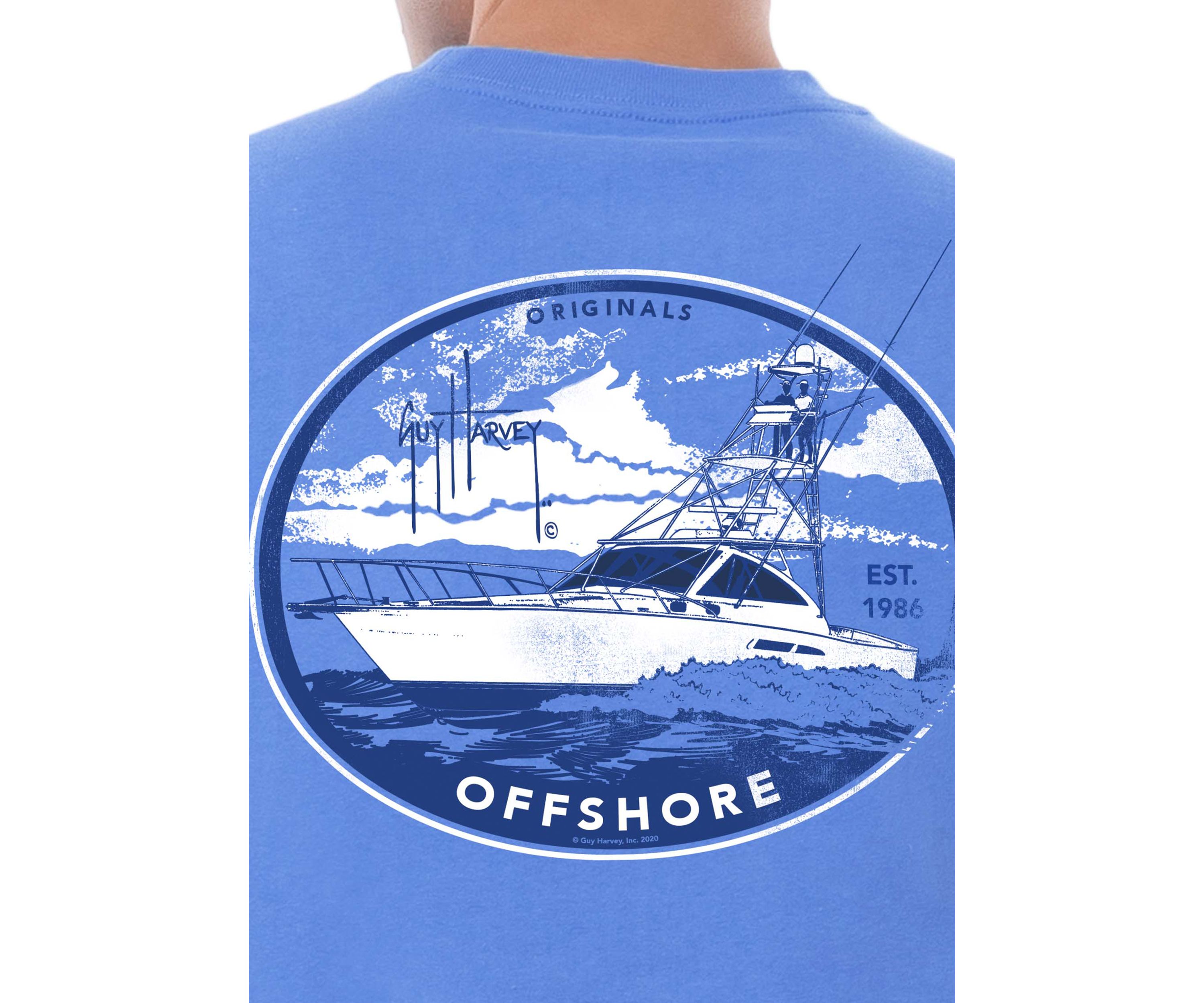 Mens Offshore Pocket Short Sleeve Graphic T-Shirt