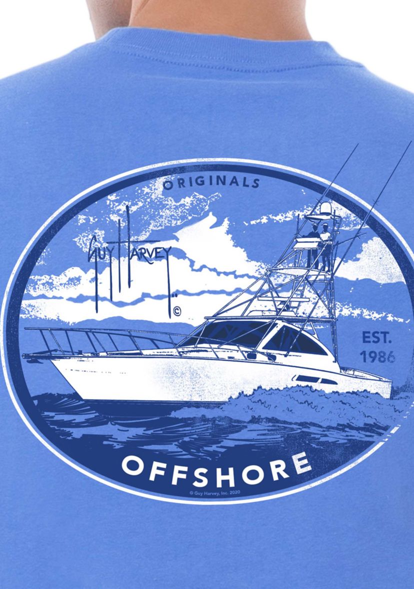 Mens Offshore Pocket Short Sleeve Graphic T-Shirt