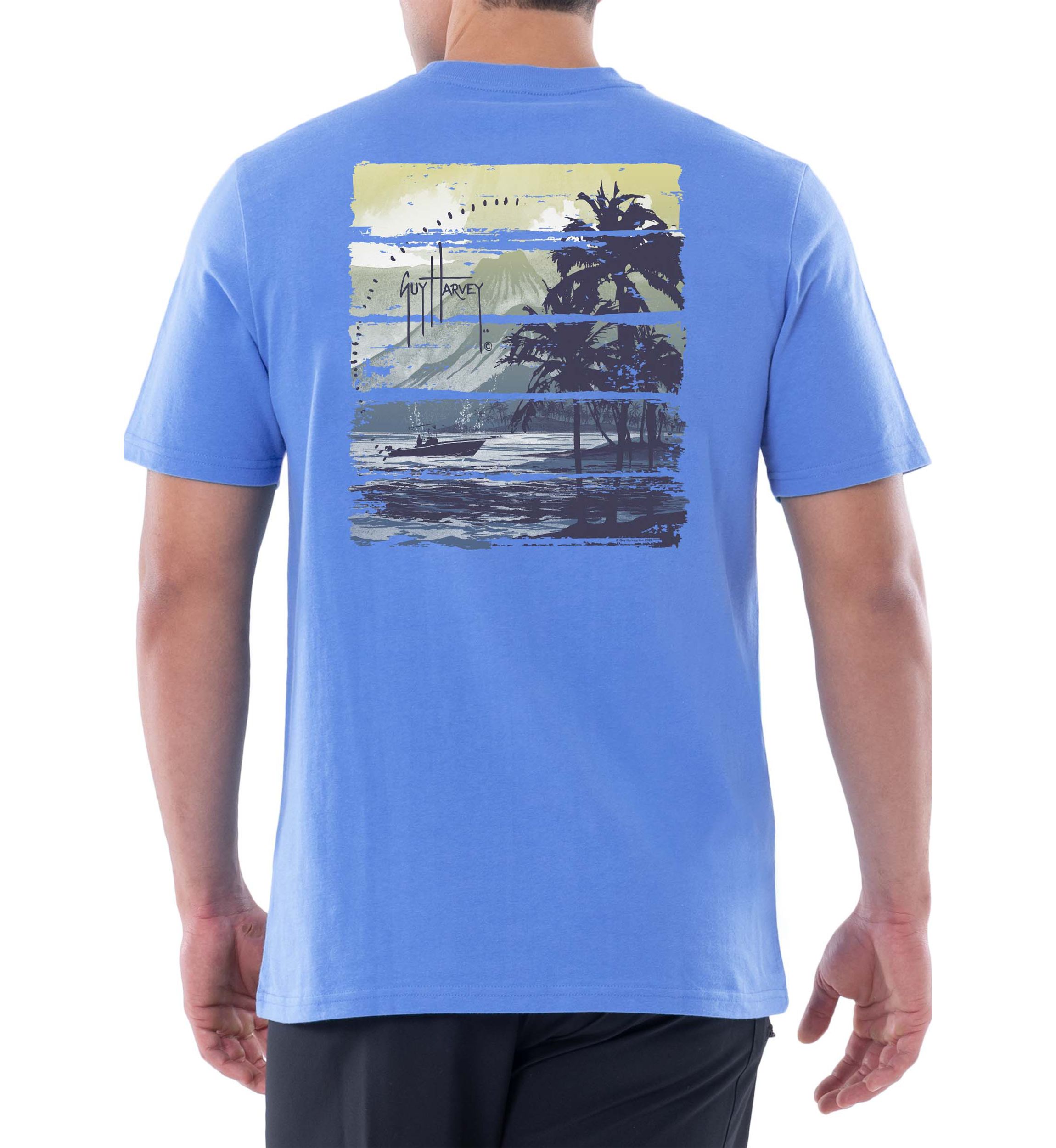 Mens Horizon Short Sleeve Pocket T-Shirt