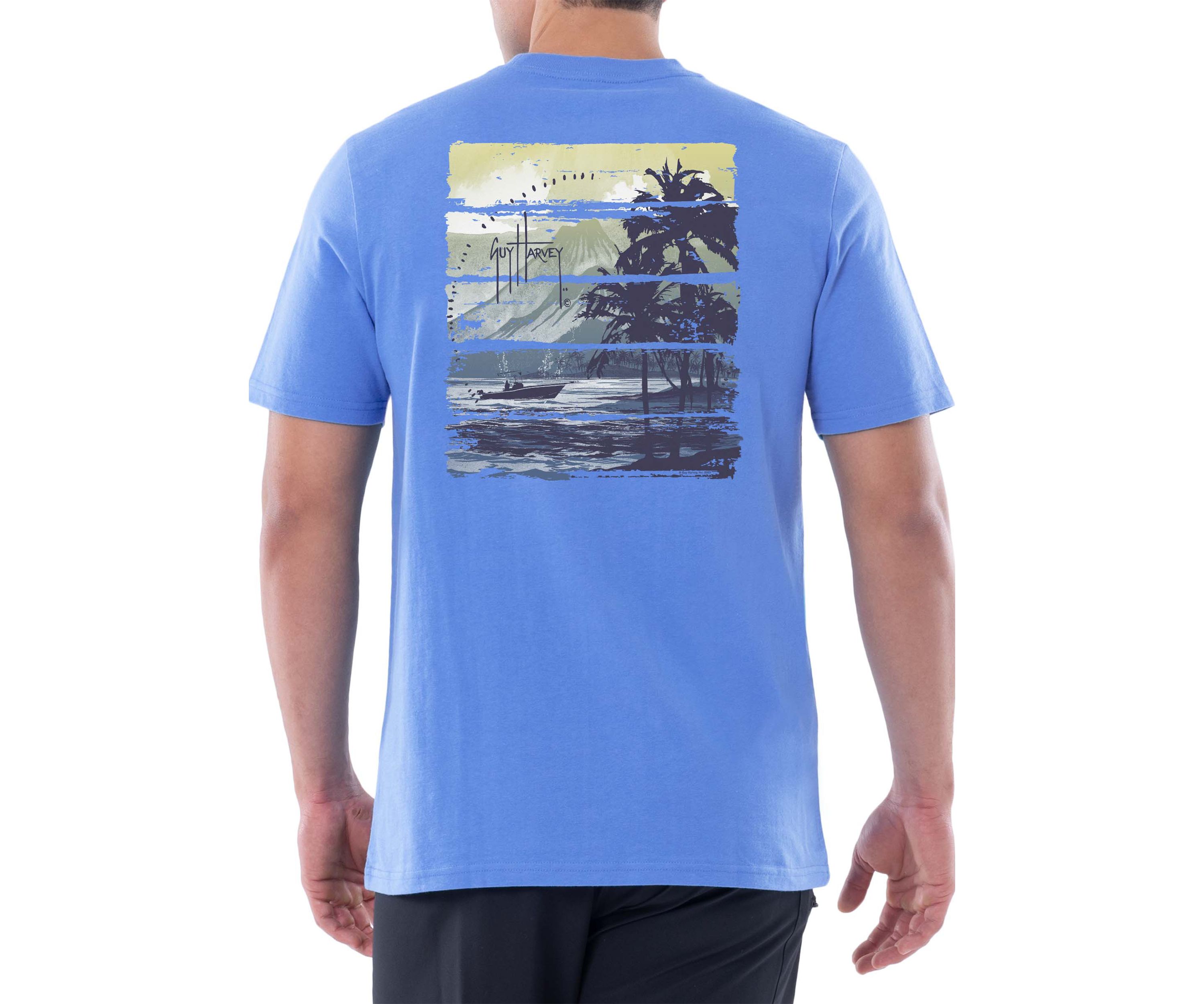 Mens Horizon Short Sleeve Pocket T-Shirt