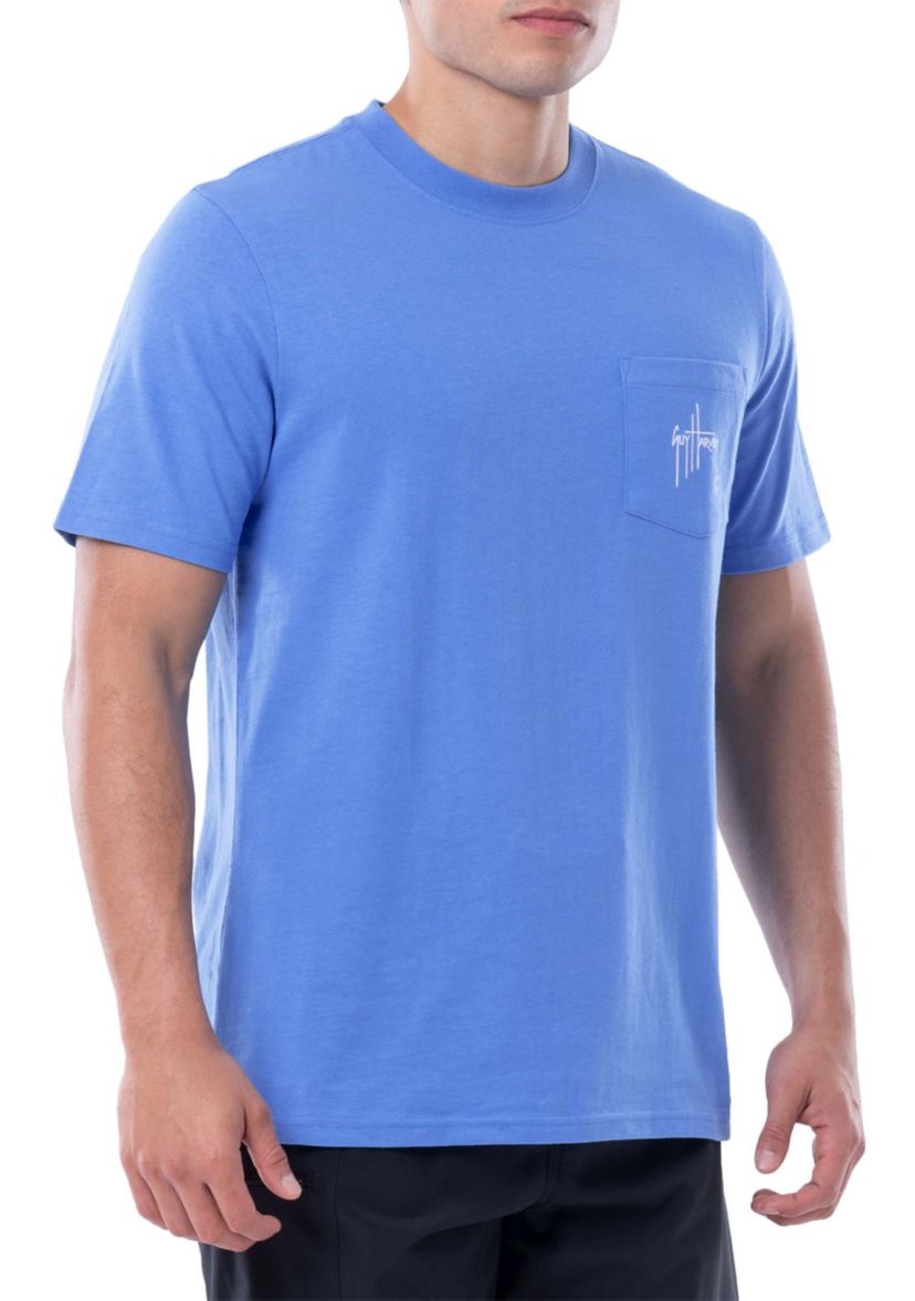 Mens Horizon Short Sleeve Pocket T-Shirt