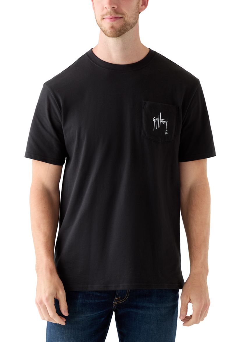 Mens Sunset Paradise Short Sleeve Graphic T-Shirt