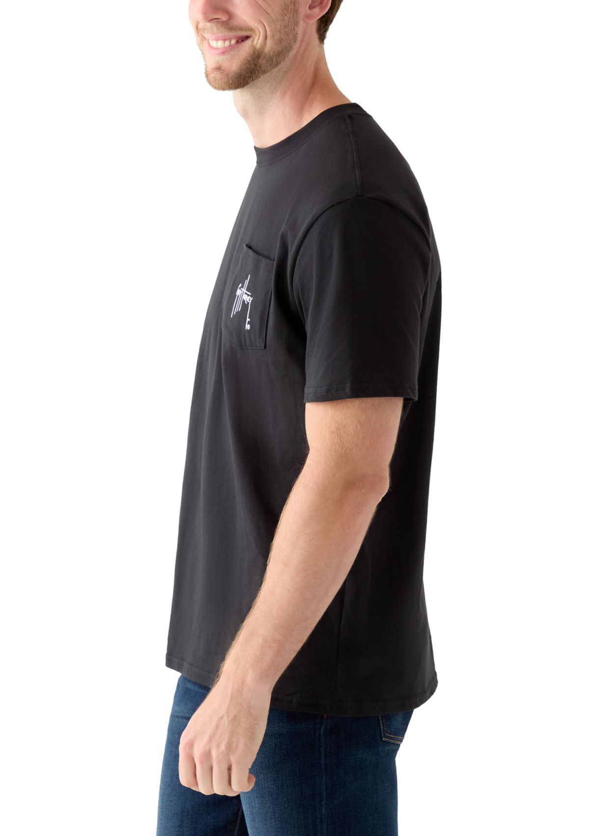 Mens Sunset Paradise Short Sleeve Graphic T-Shirt