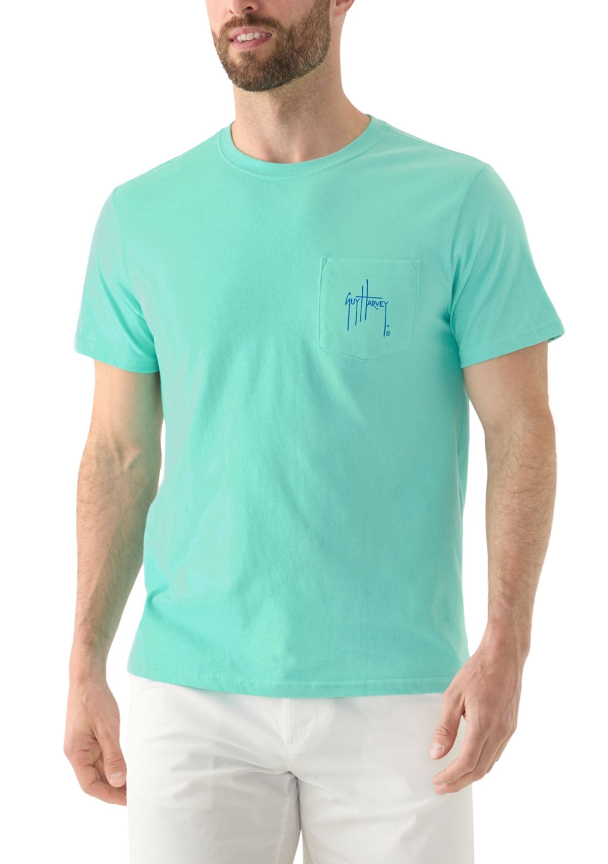 Mens Vintage Sharks Short Sleeve Graphic T-Shirt