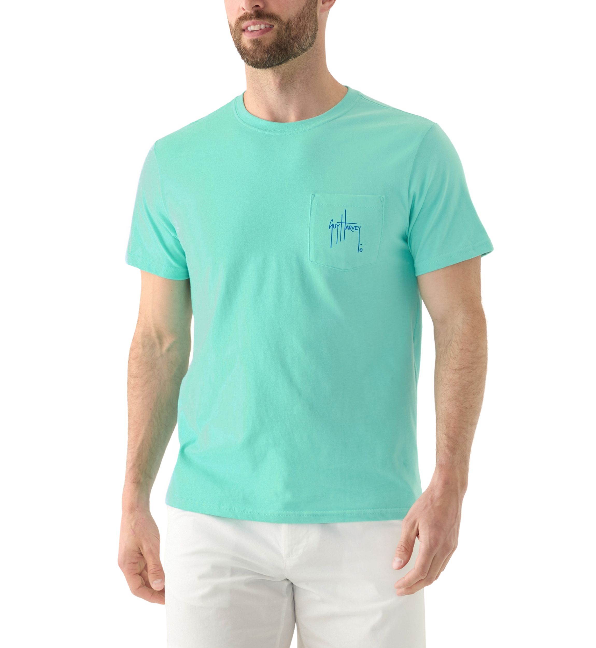 Mens Vintage Sharks Short Sleeve Graphic T-Shirt