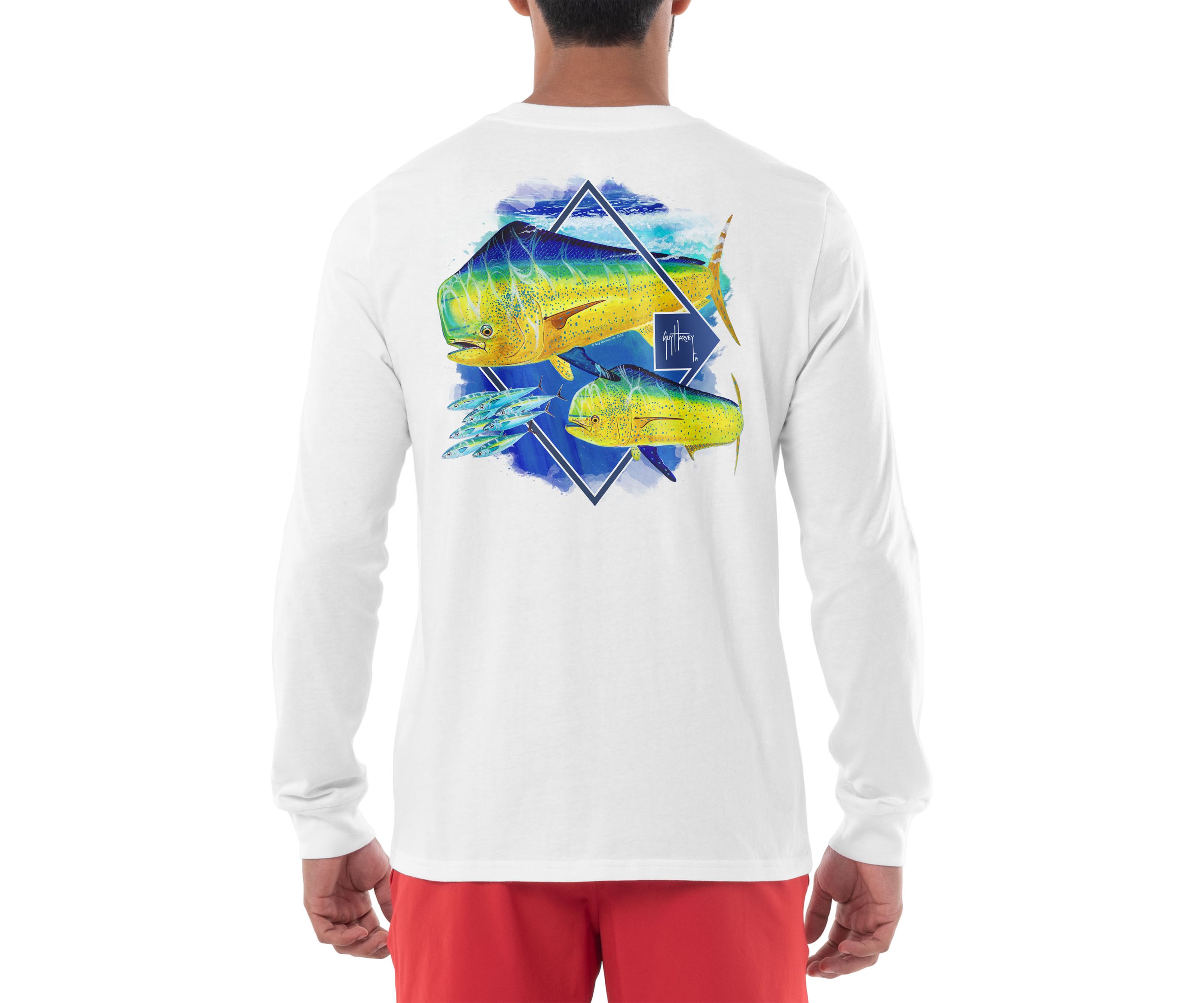 Mens Diamond Cut Long Sleeve T-Shirt