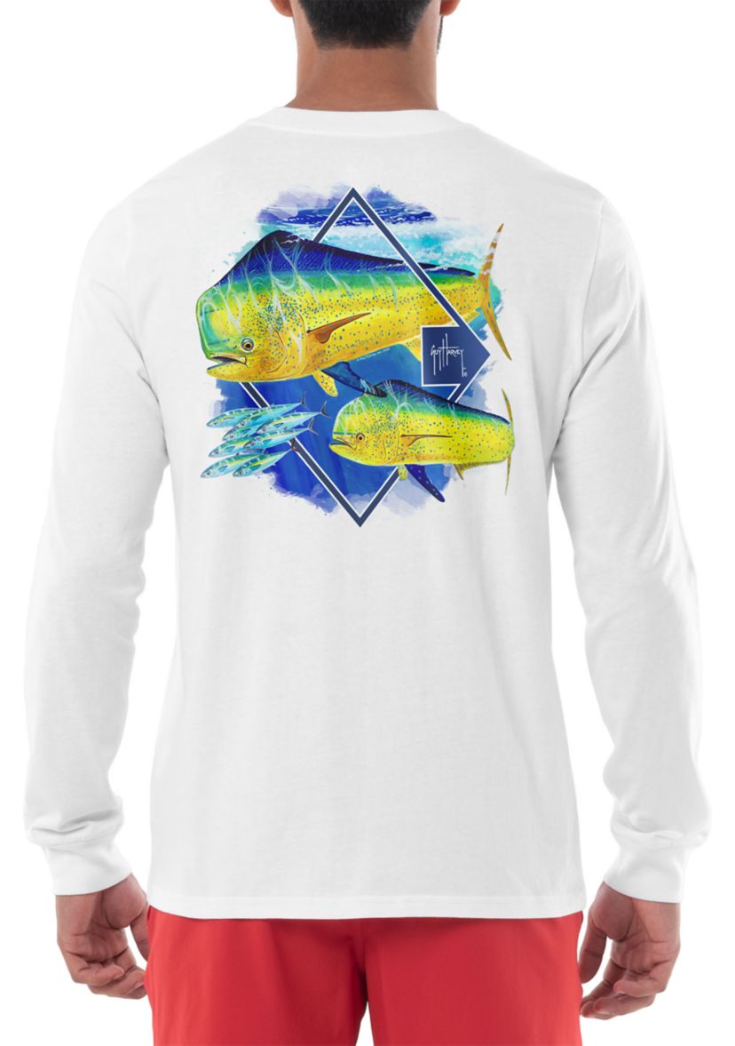 Mens Diamond Cut Long Sleeve T-Shirt