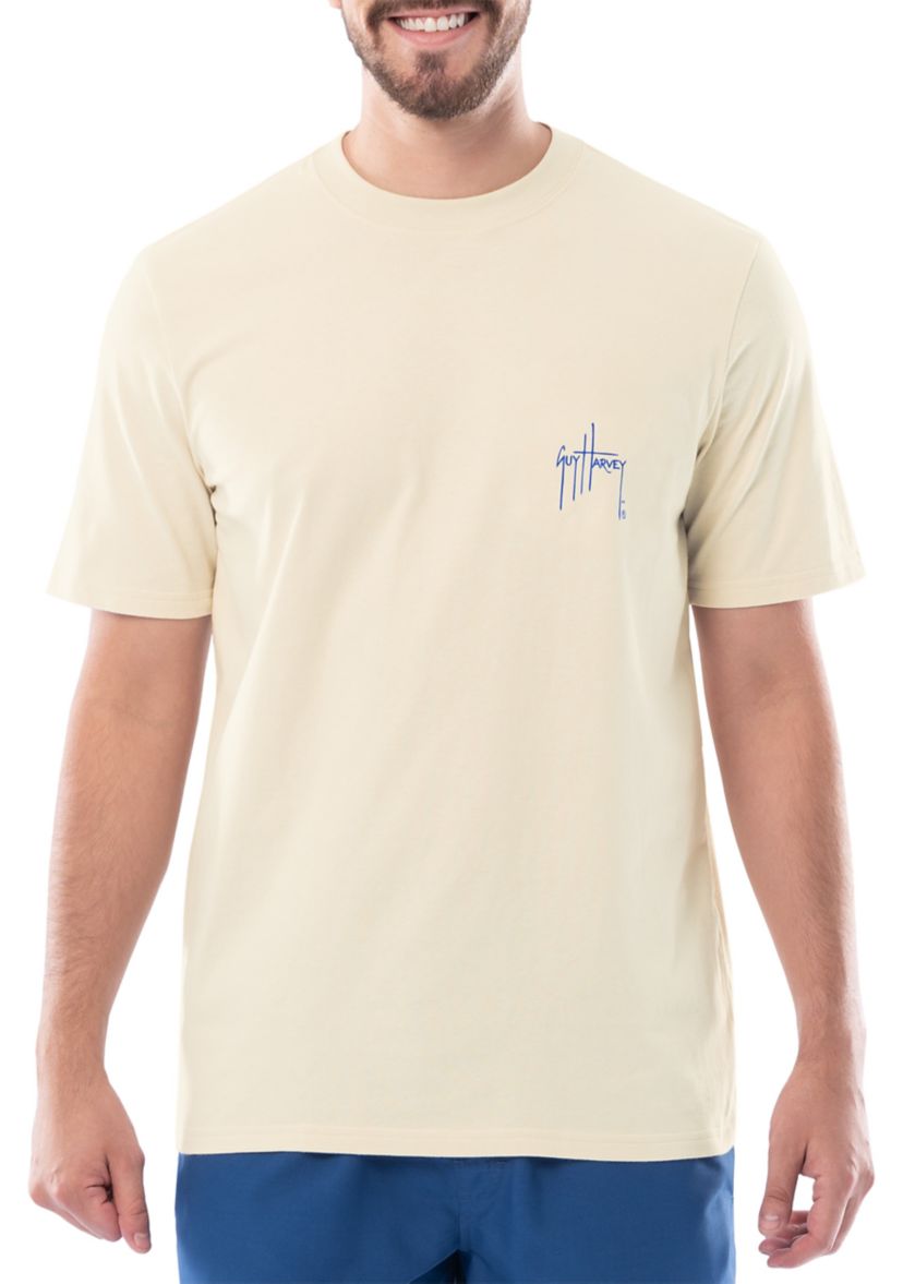 Mens Sunset Paradise Short Sleeve Graphic T-Shirt