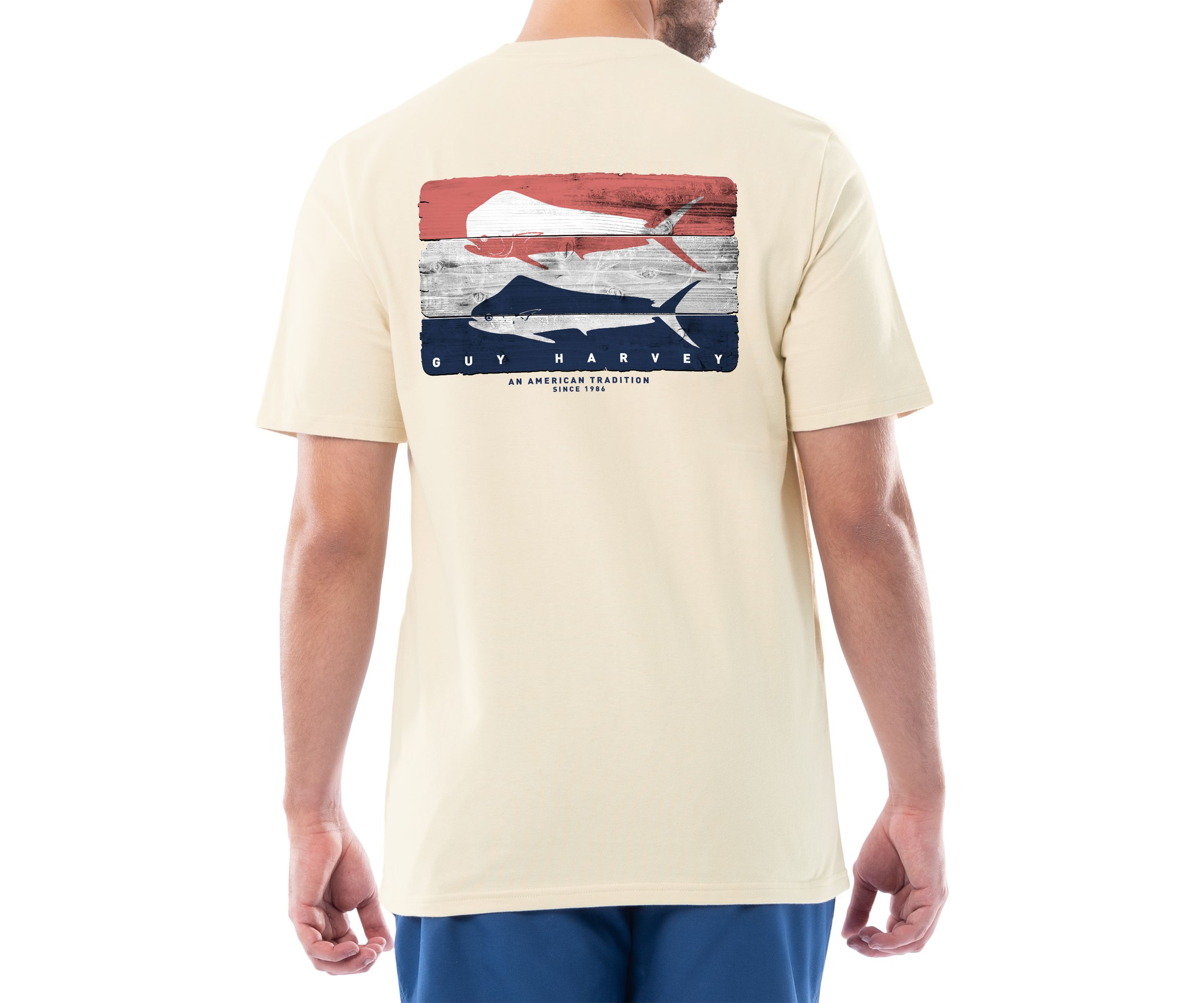 Mens Sunset Paradise Short Sleeve Graphic T-Shirt