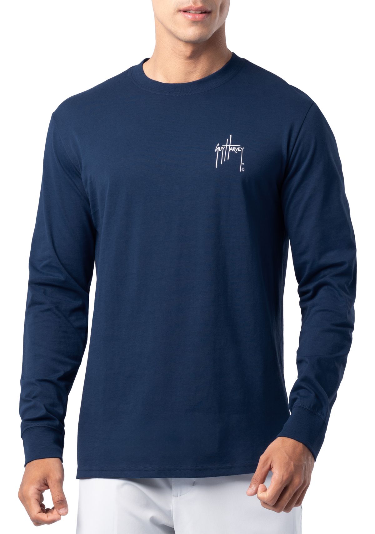 Mens Graphic Long Sleeve Slam Stencil T-Shirt