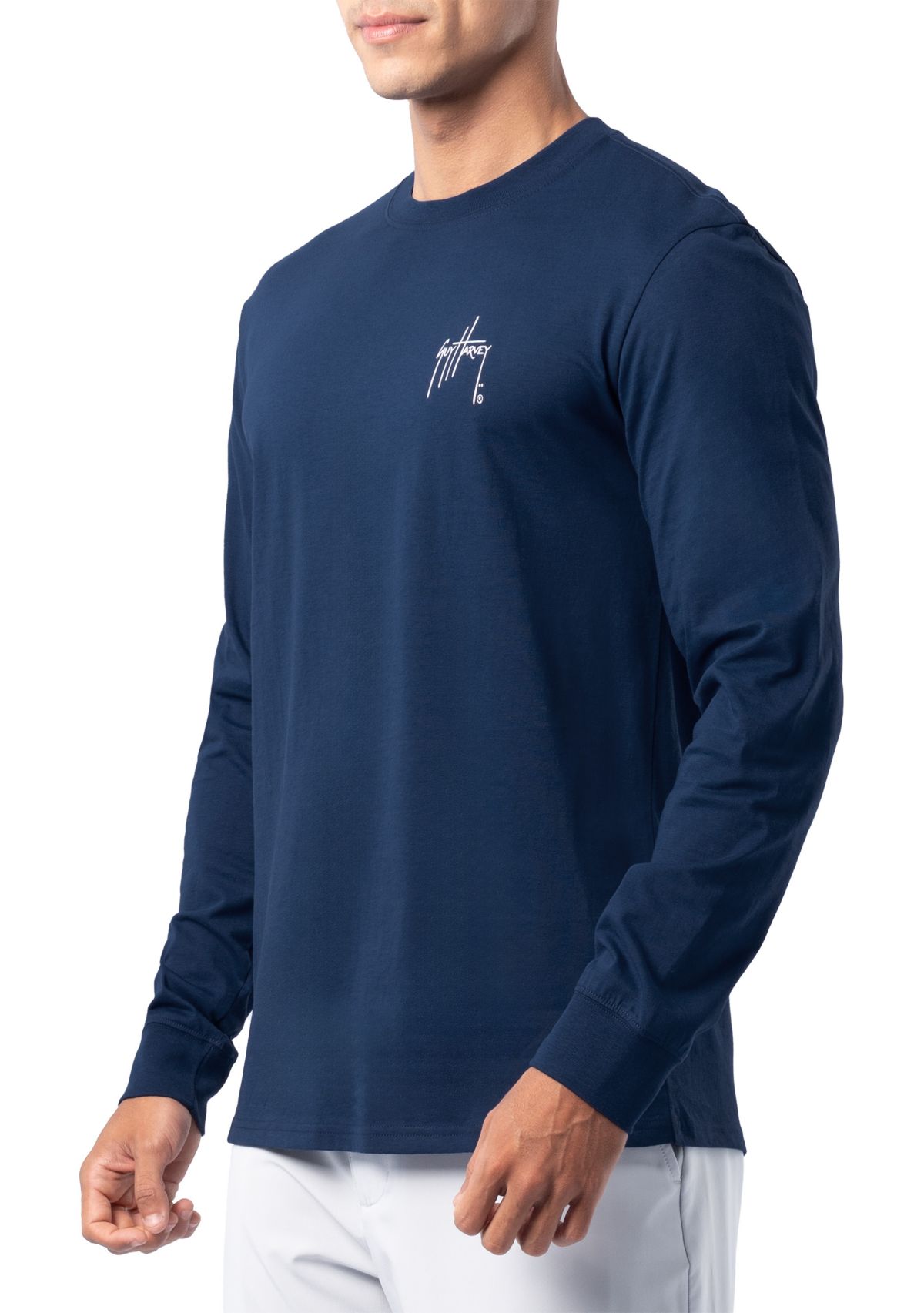 Mens Graphic Long Sleeve Slam Stencil T-Shirt