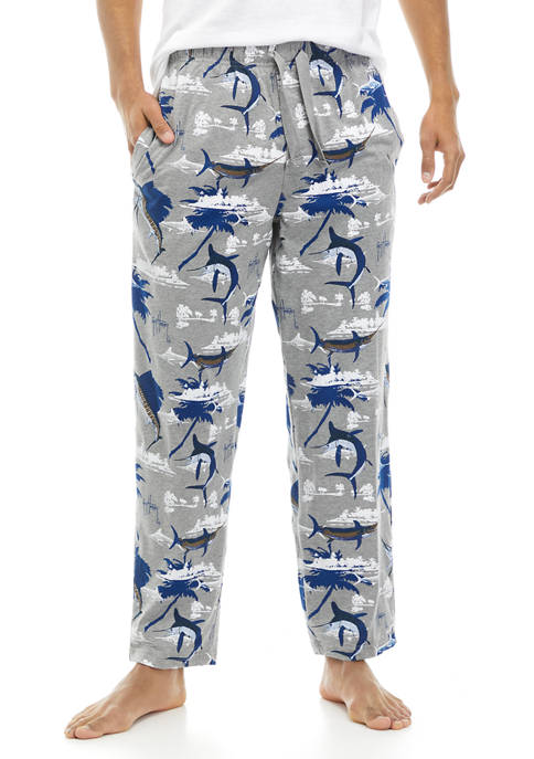 Guy Harvey® Tropics Swordfish Pajama Pants