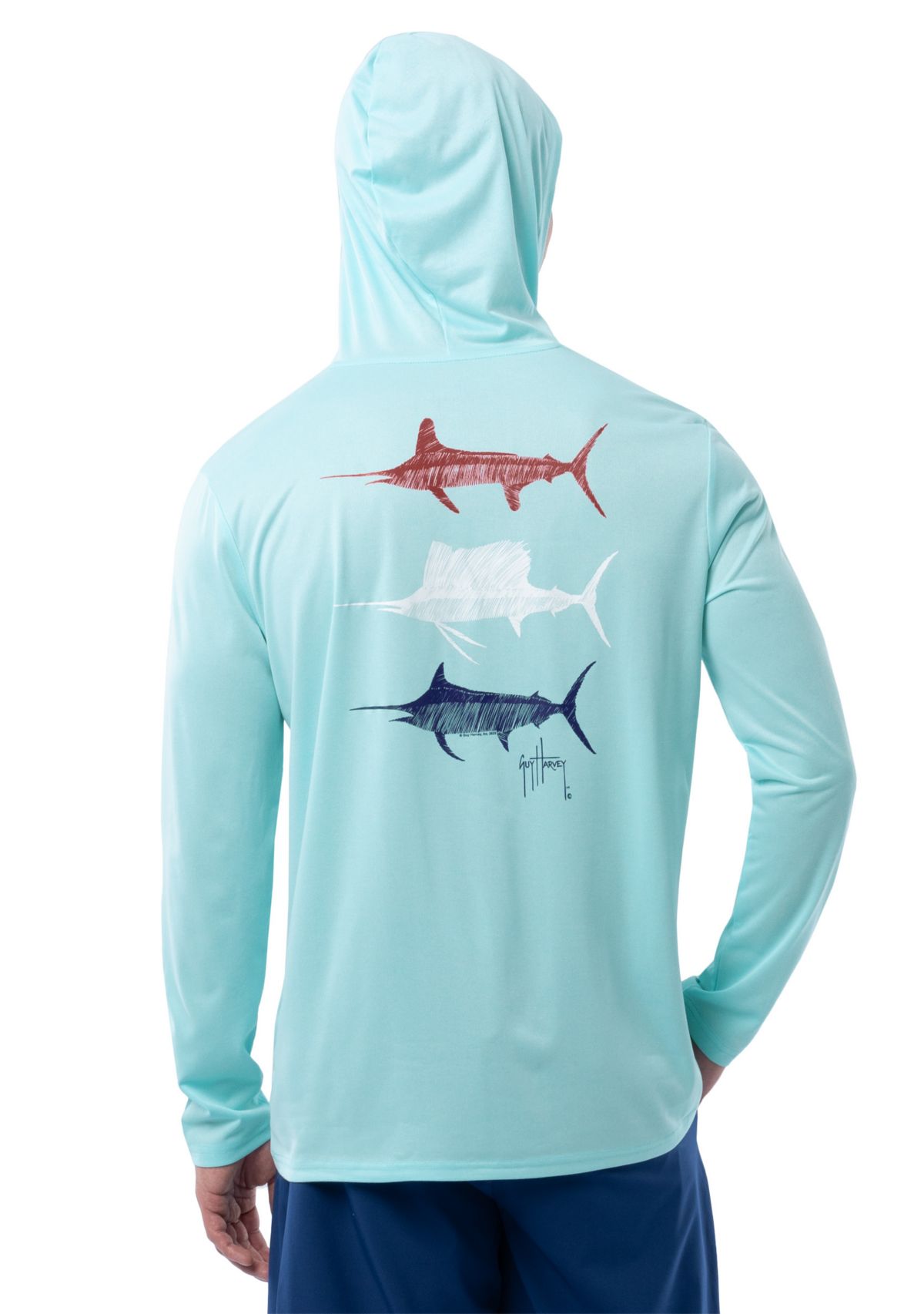 Mens RWB Scribble Performance Graphic Hoodie