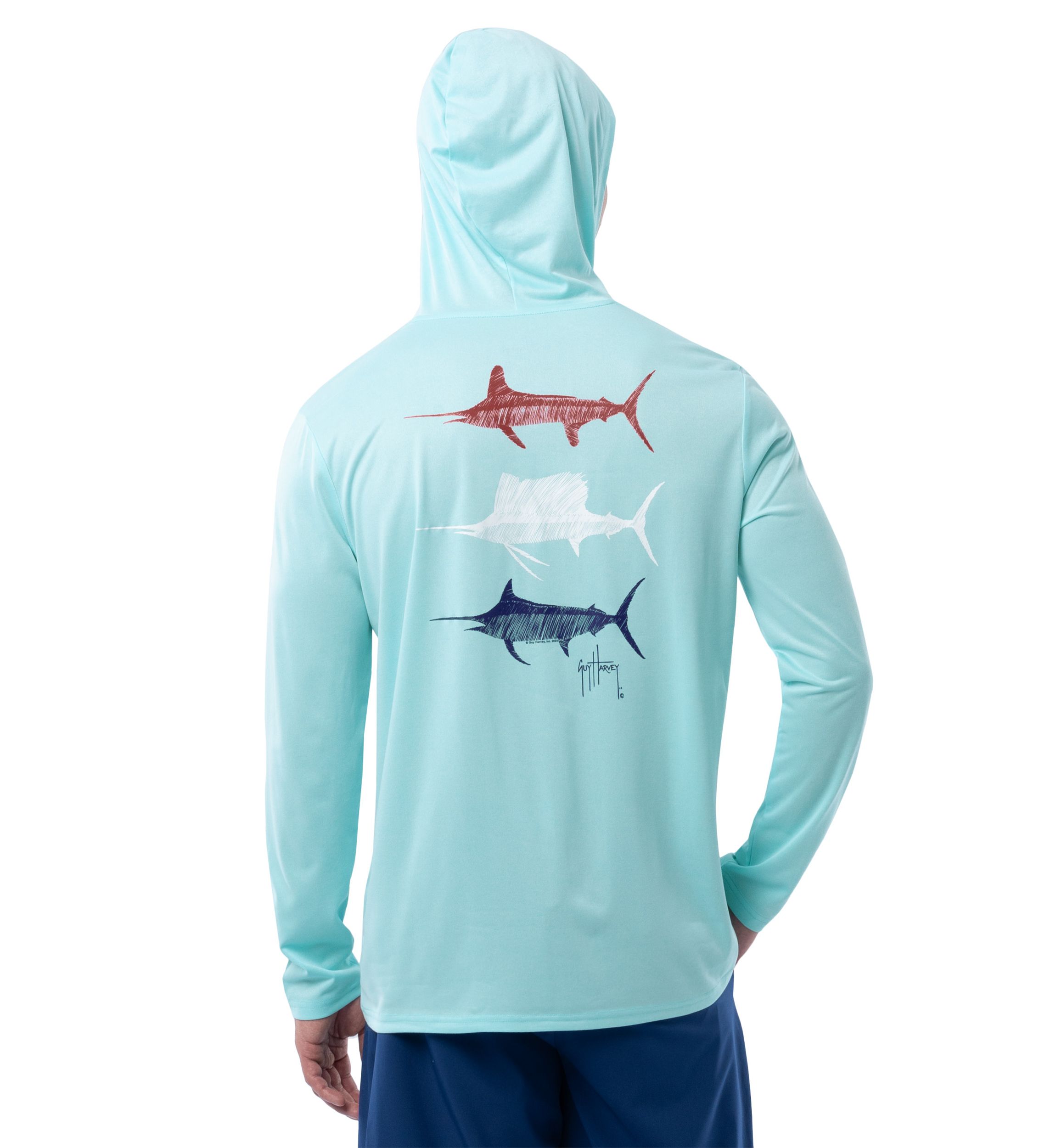 Mens RWB Scribble Performance Graphic Hoodie