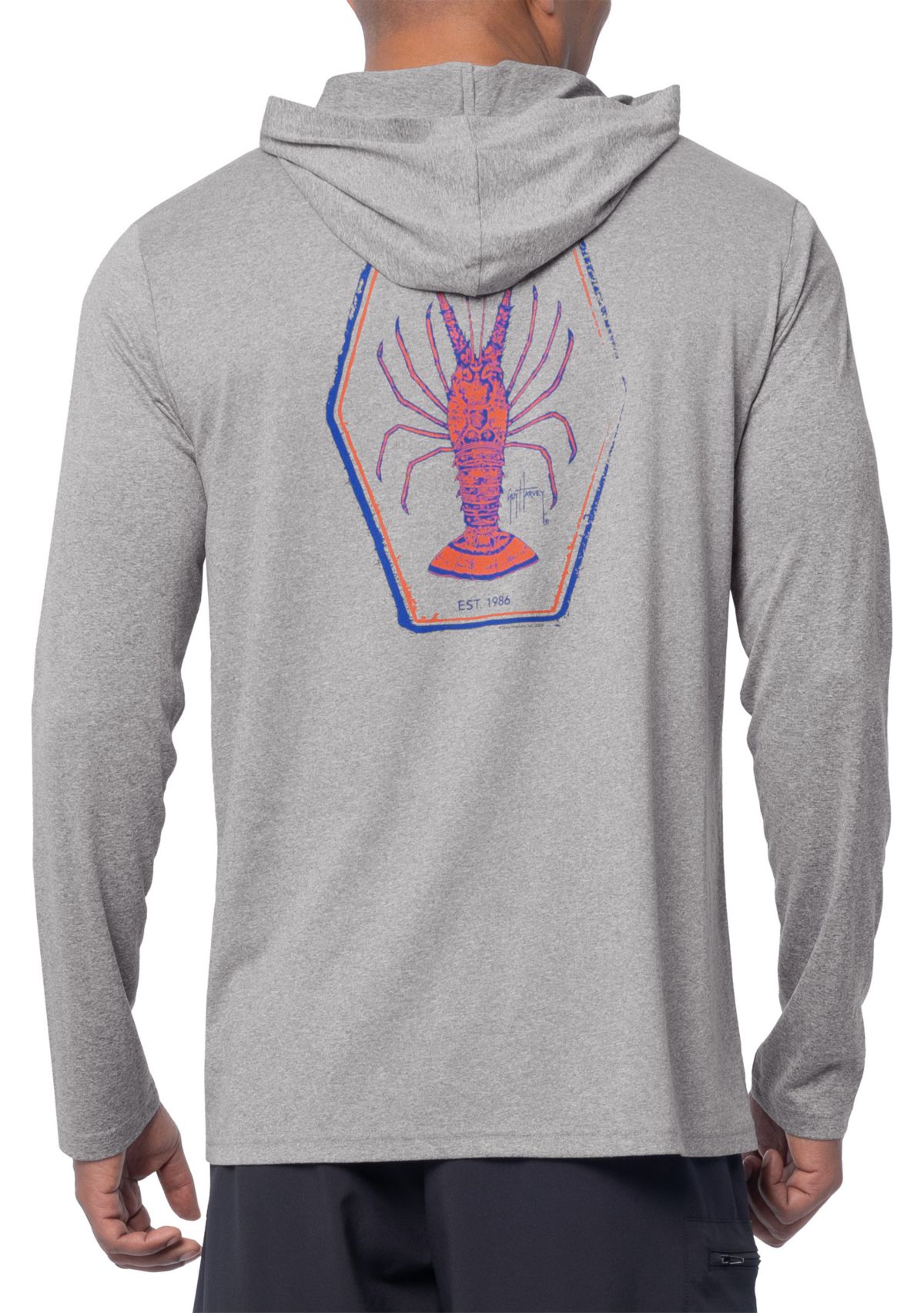 Mens Lobster Key Performance Hoodie