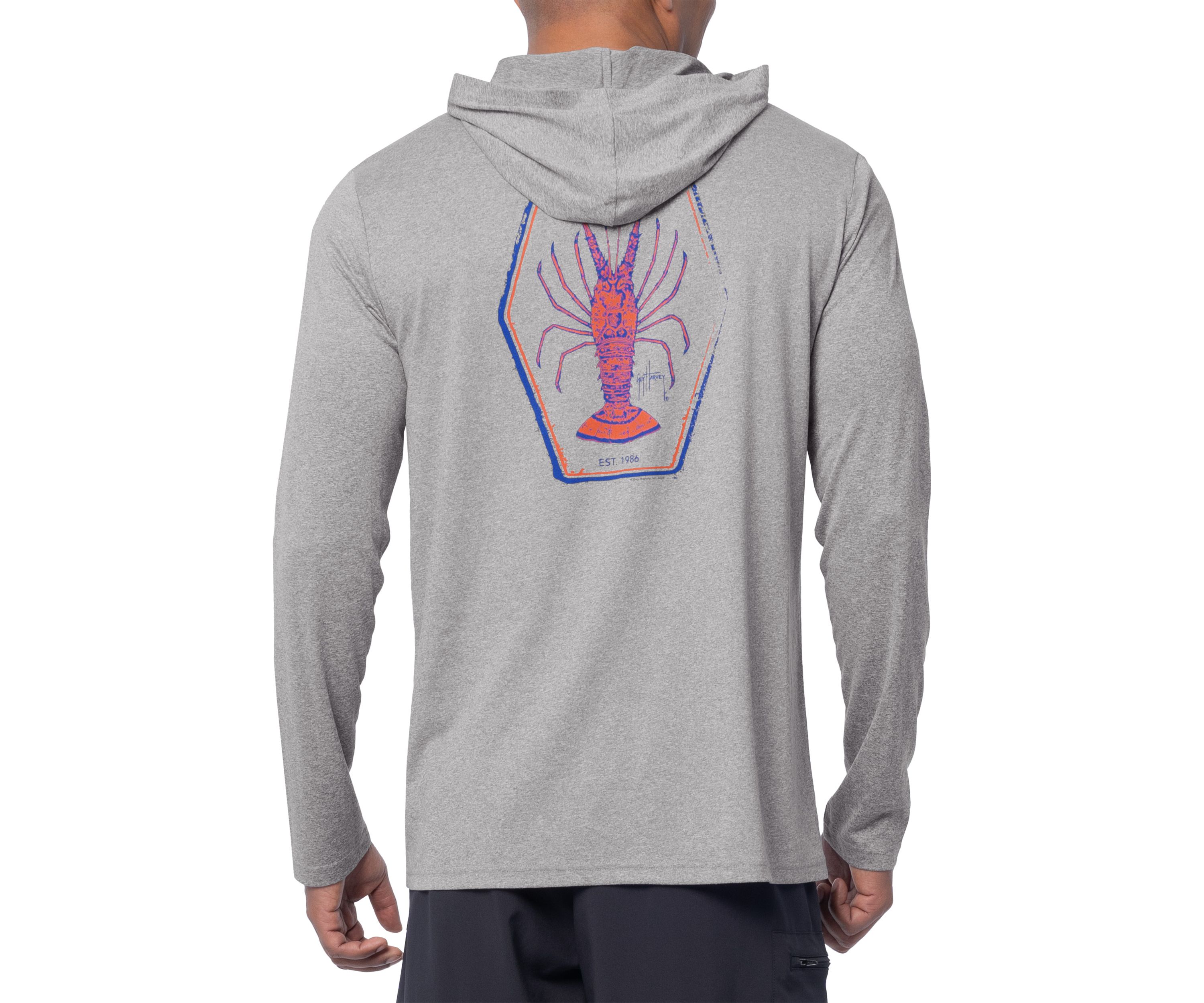 Mens Lobster Key Performance Hoodie