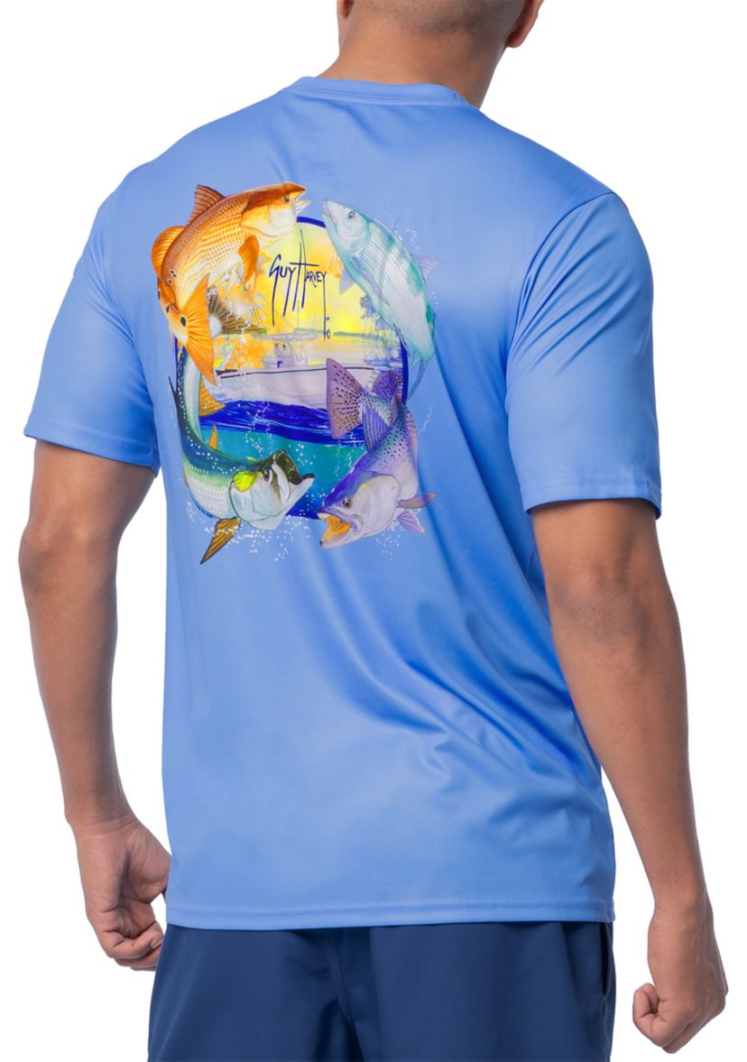 Mens Inshore Four Short Sleeve Performance Shirt