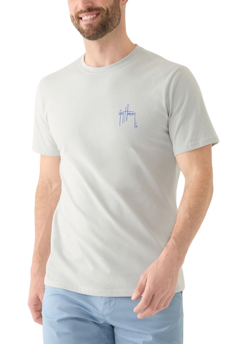 Mens Tonal USA Flag Short Sleeve Graphic T-Shirt