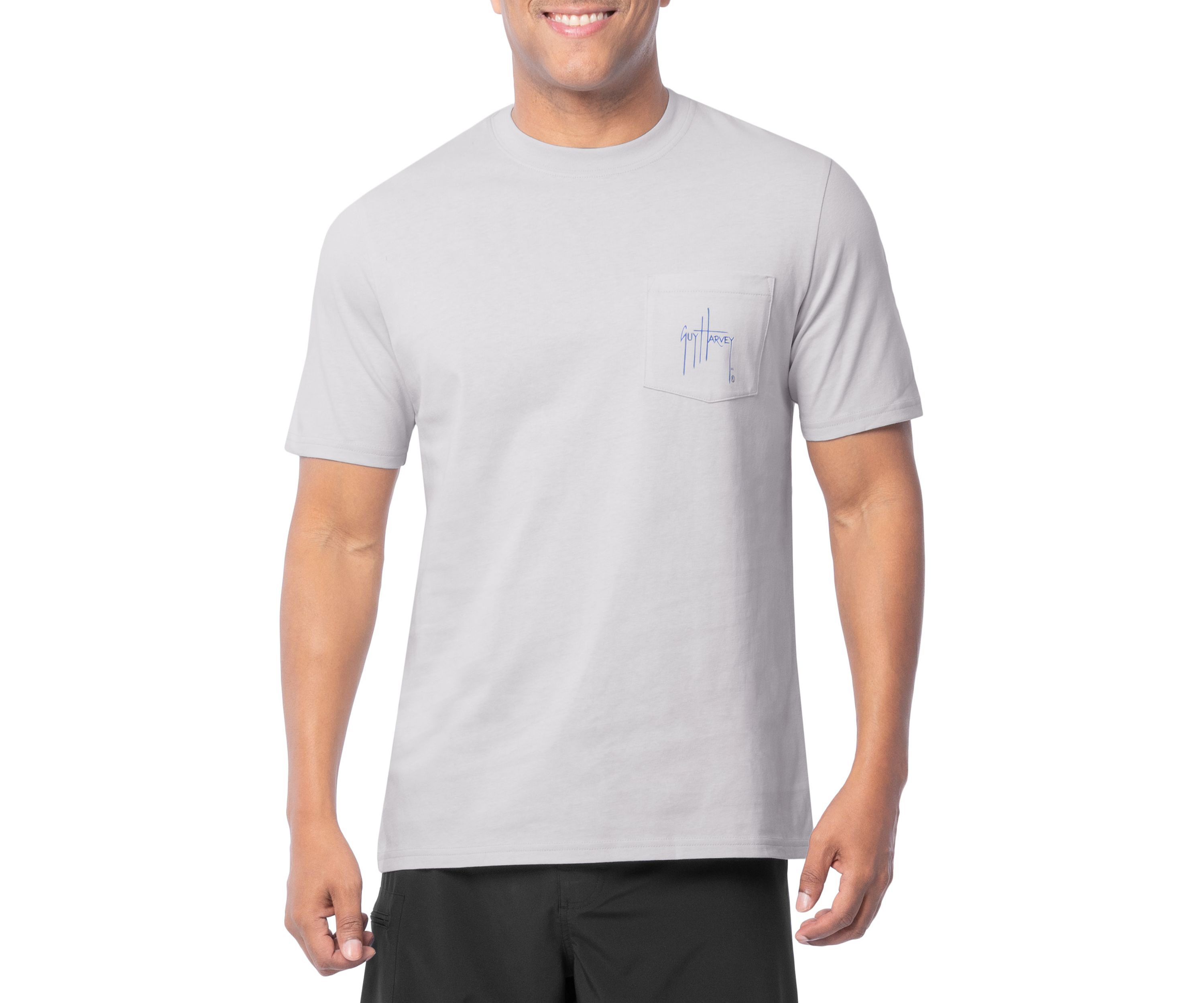 Mens Short Sleeve Offshore Fishing Graphic T-Shirt 