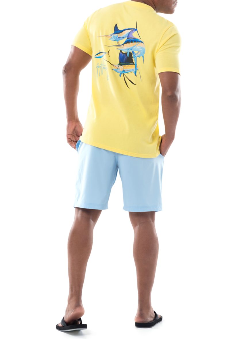 Mens Short Sleeve Trouble Pocket Graphic T-Shirt