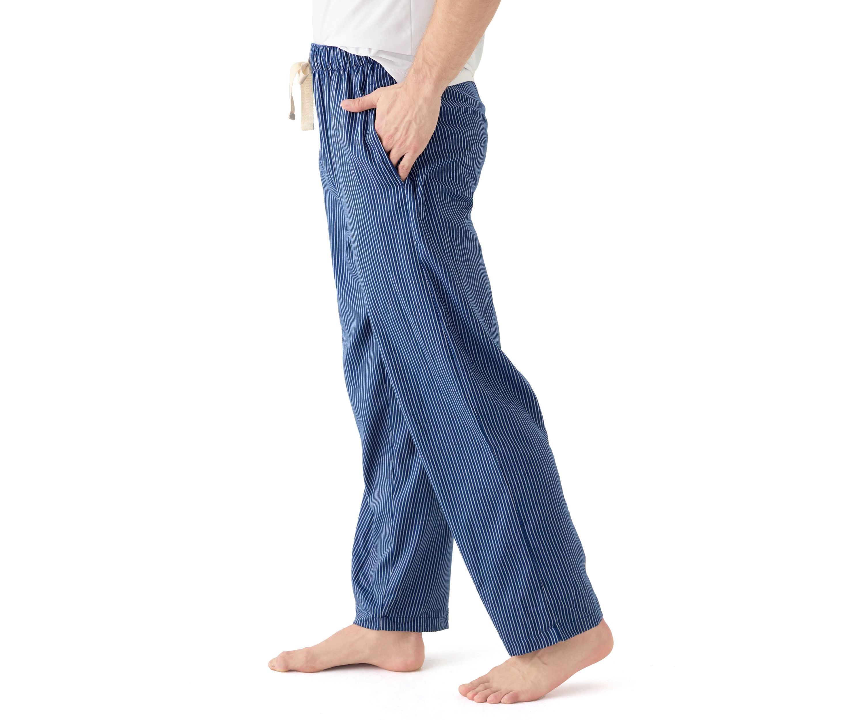 Navy Stripe Woven Pajama Pants