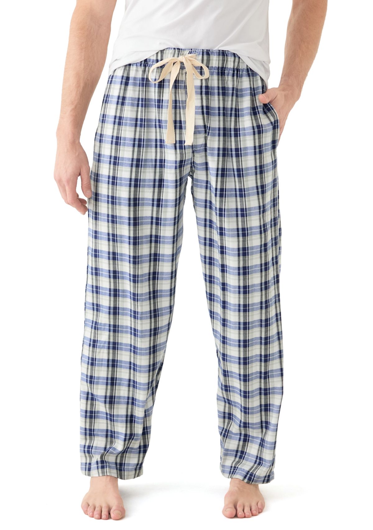 Plaid Printed Woven Pajama Pants