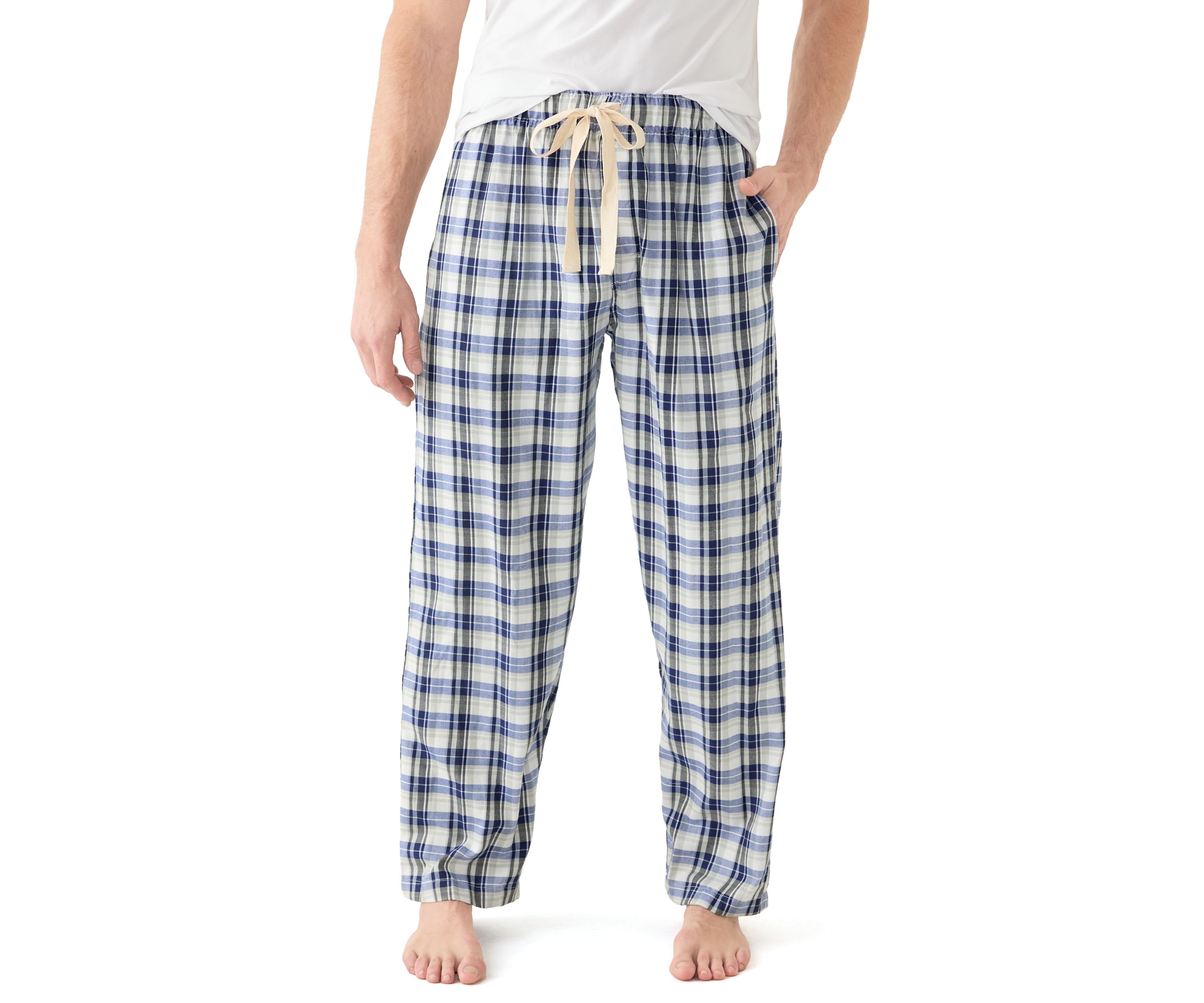 Plaid Printed Woven Pajama Pants