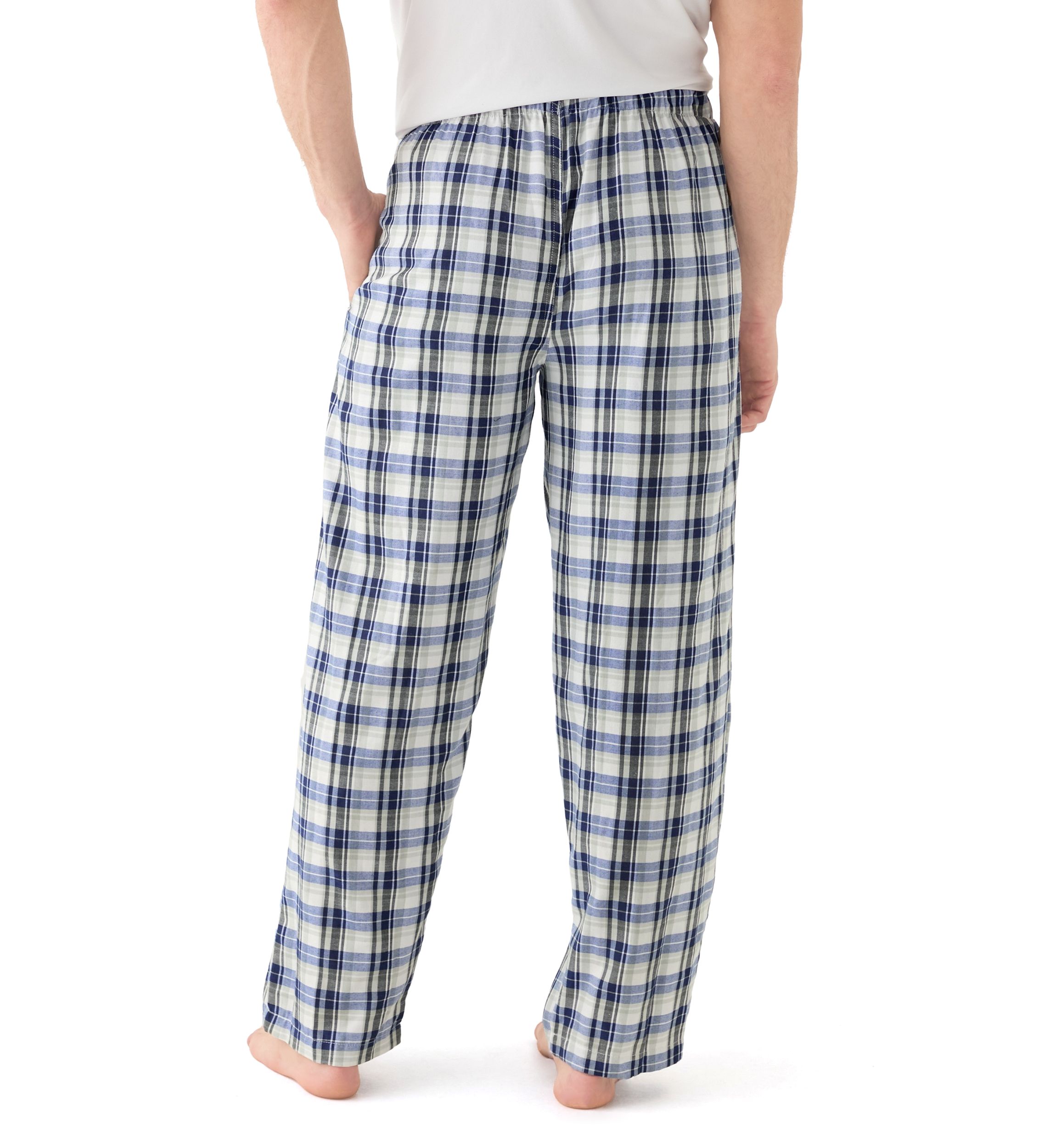 Plaid Printed Woven Pajama Pants