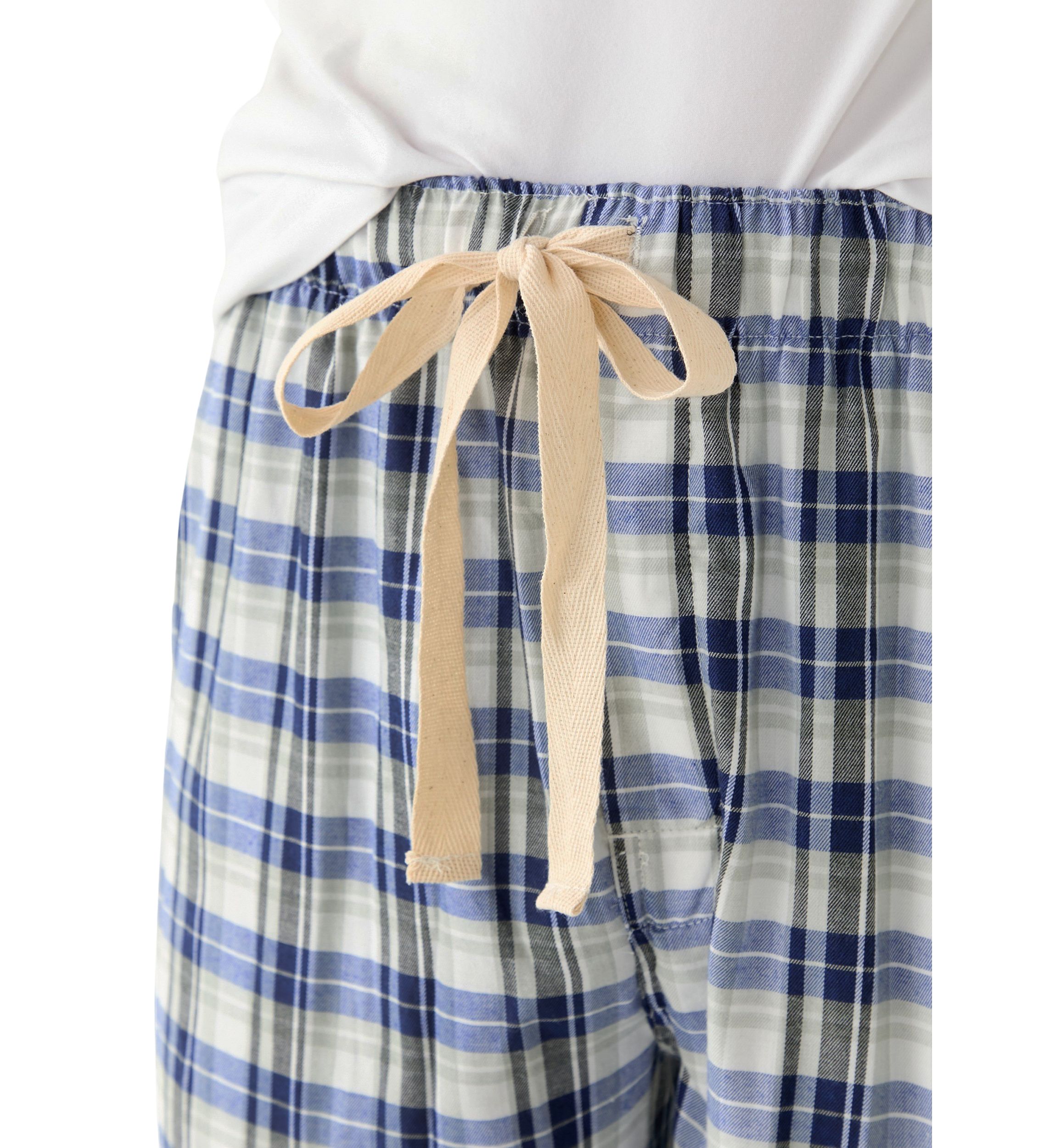 Plaid Printed Woven Pajama Pants