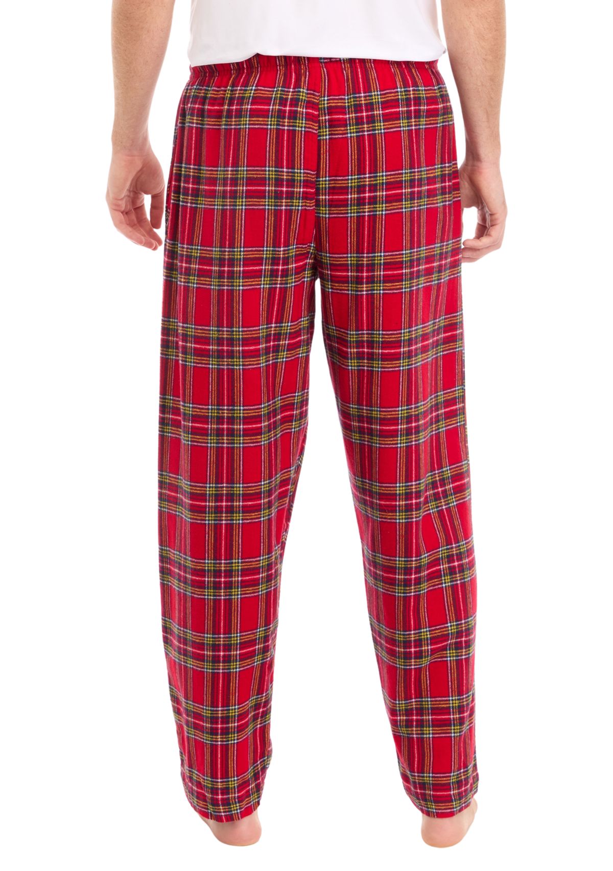 Plaid Printed Flannel Pants
