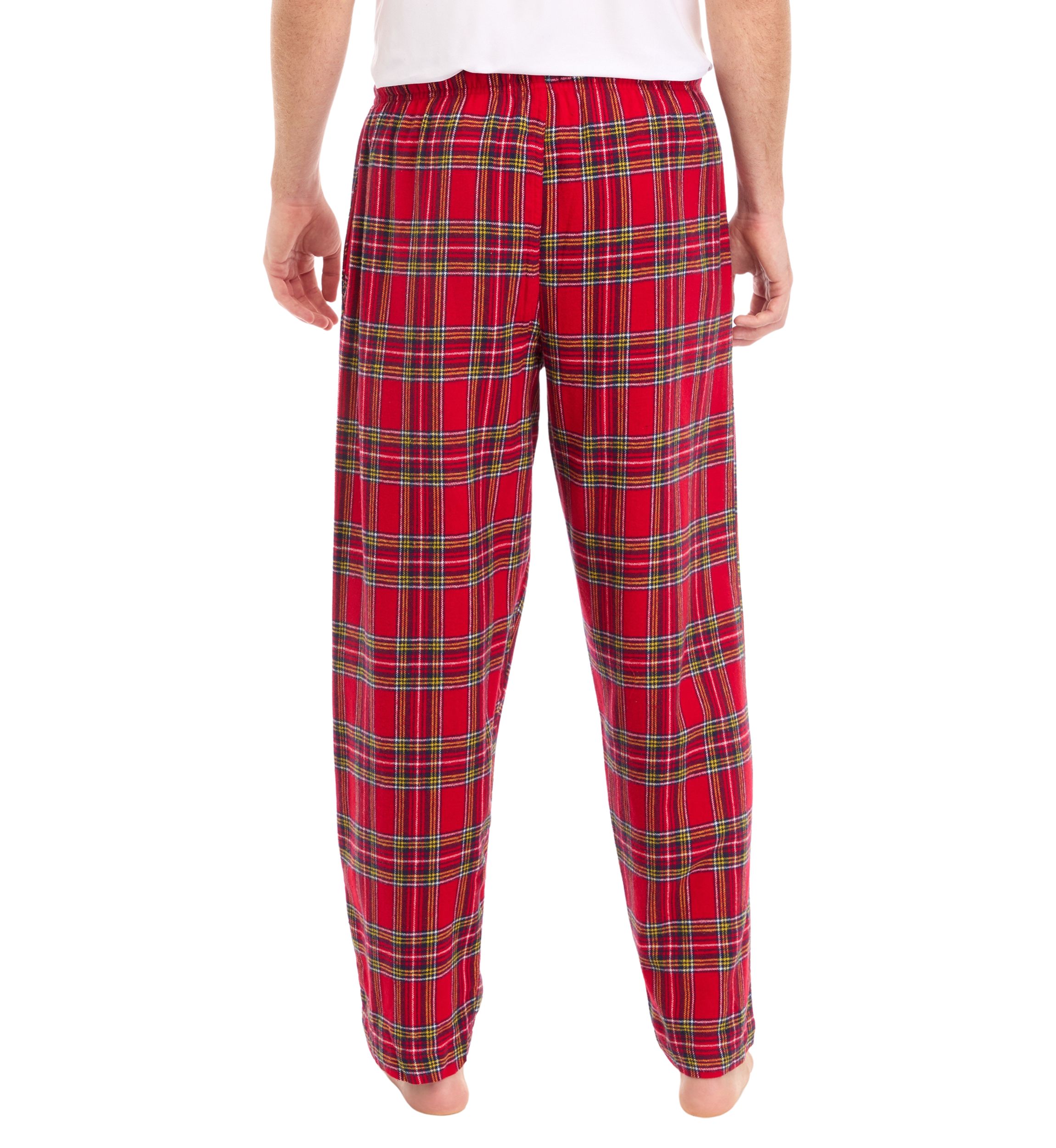 Plaid Printed Flannel Pants
