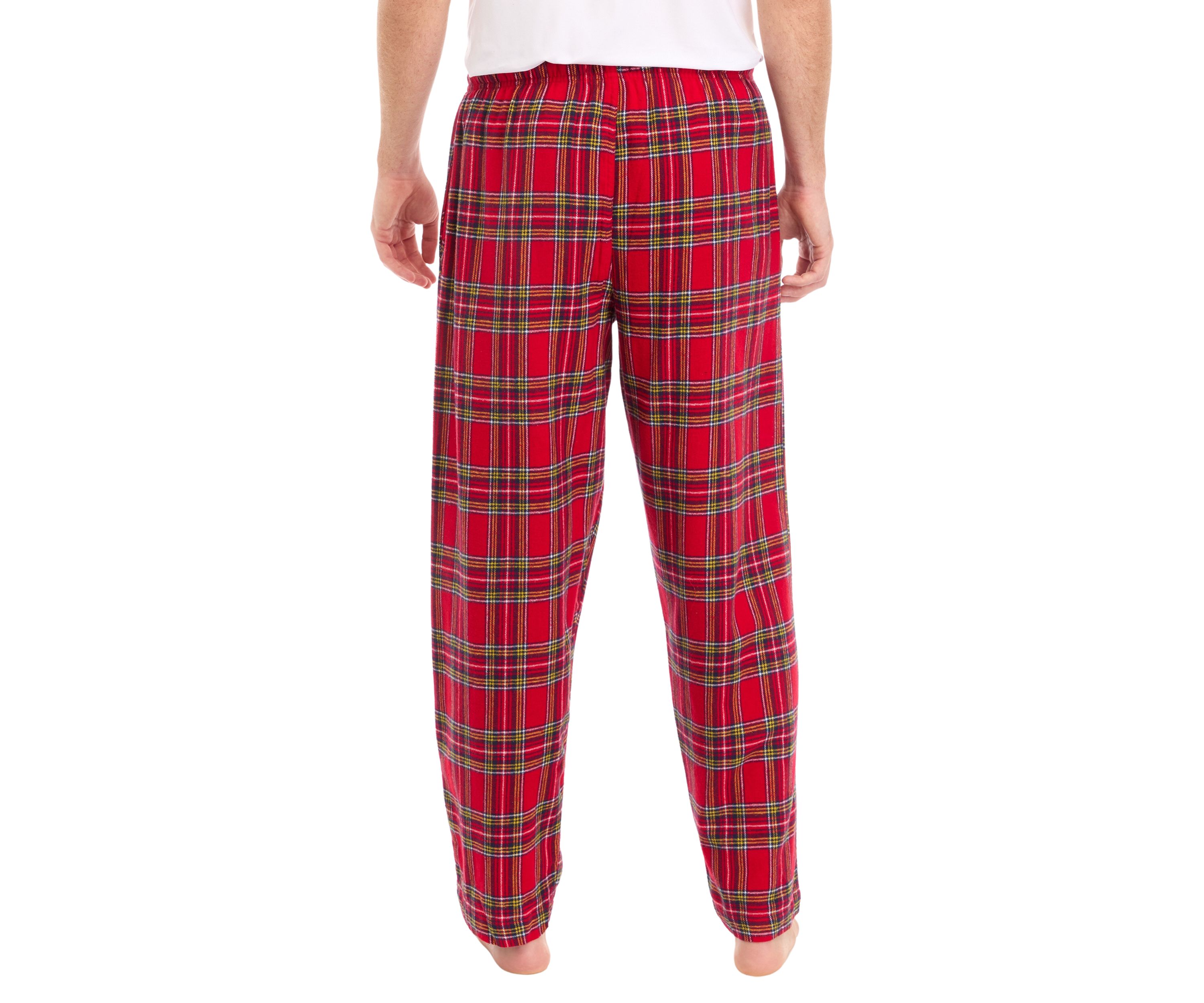Plaid Printed Flannel Pants