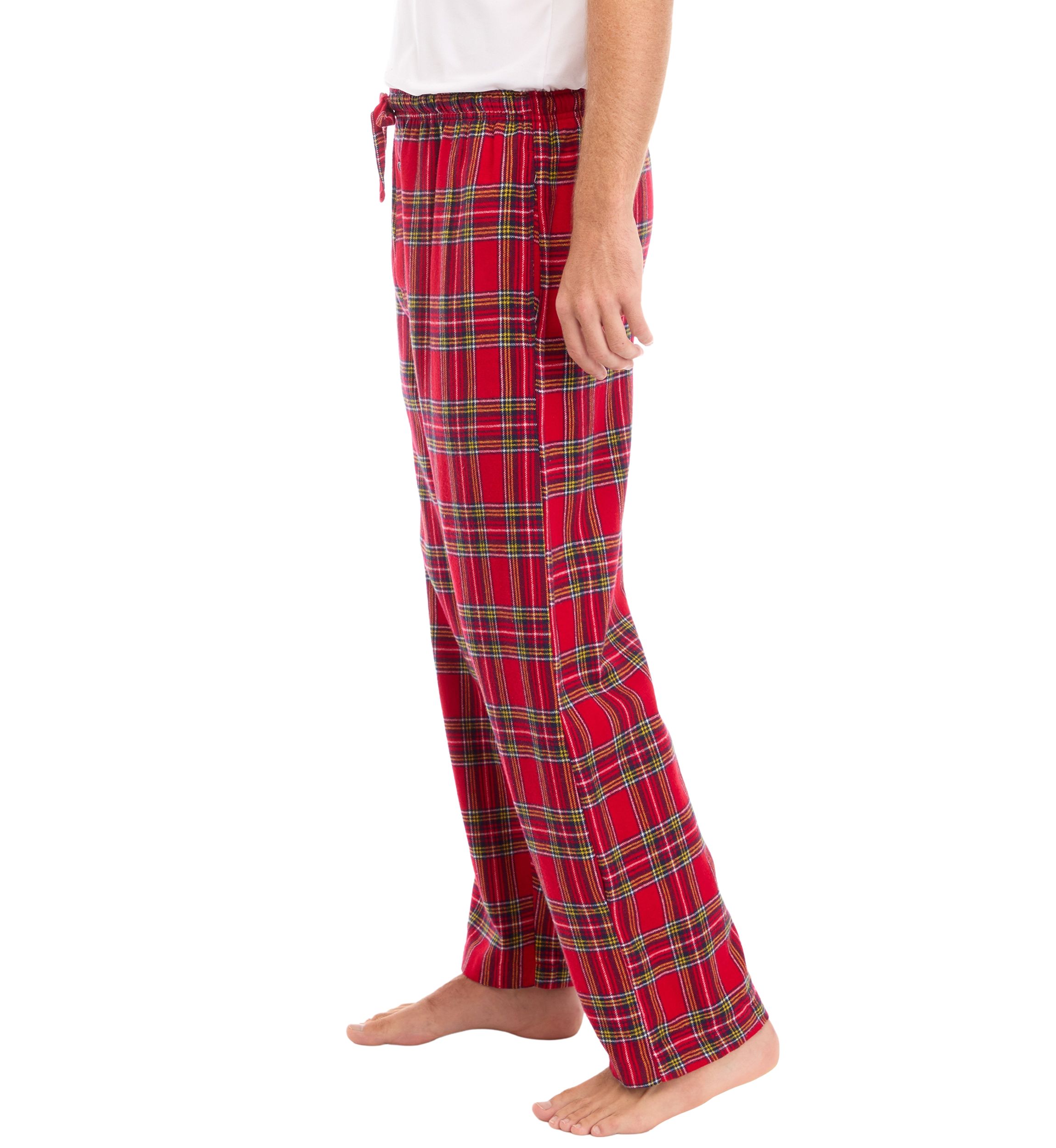 Plaid Printed Flannel Pants
