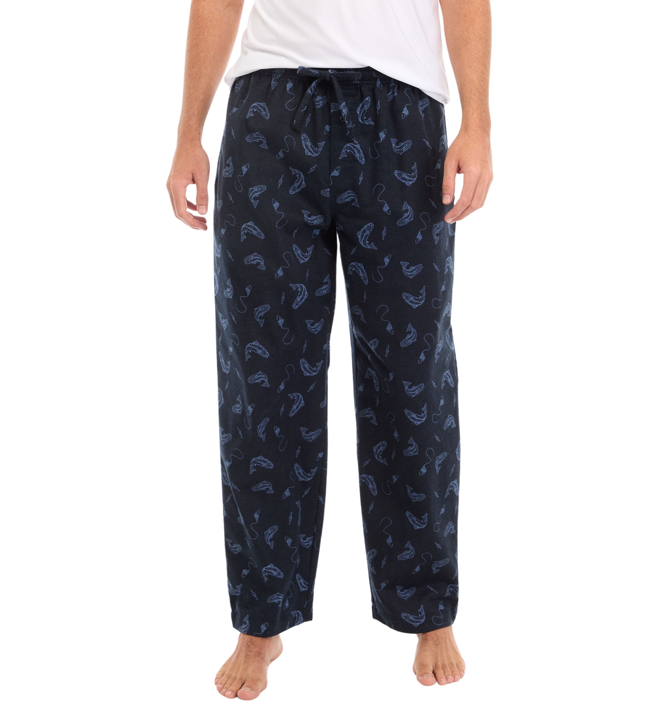 Printed Flannel Pajama Pants