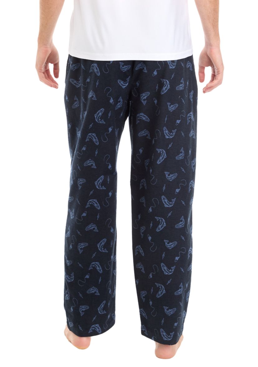 Printed Flannel Pajama Pants