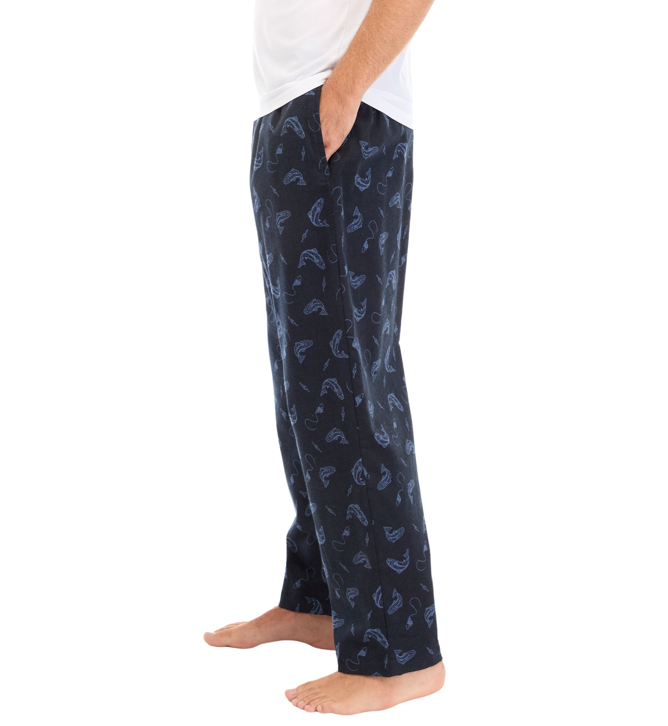 Printed Flannel Pajama Pants