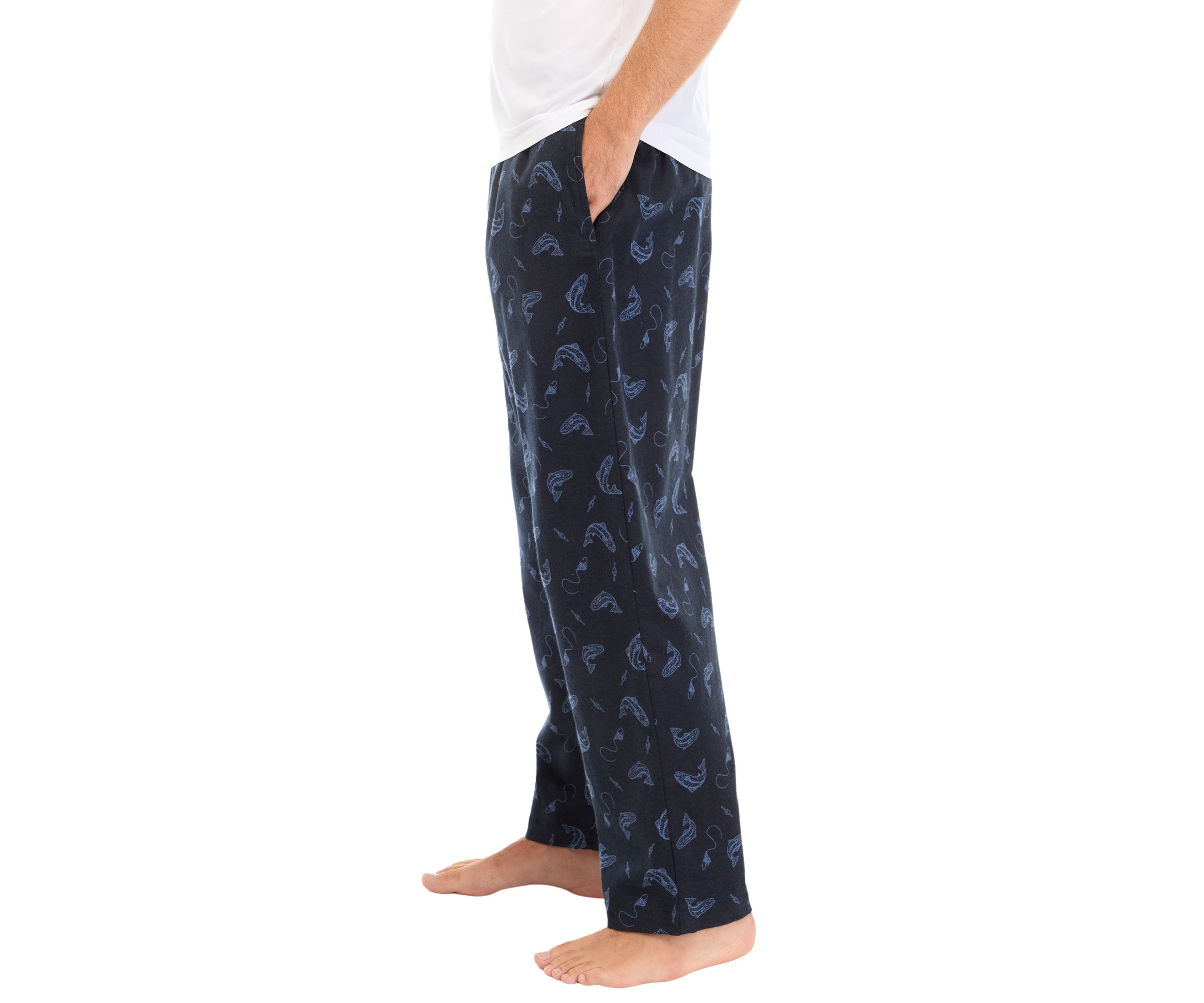 Printed Flannel Pajama Pants