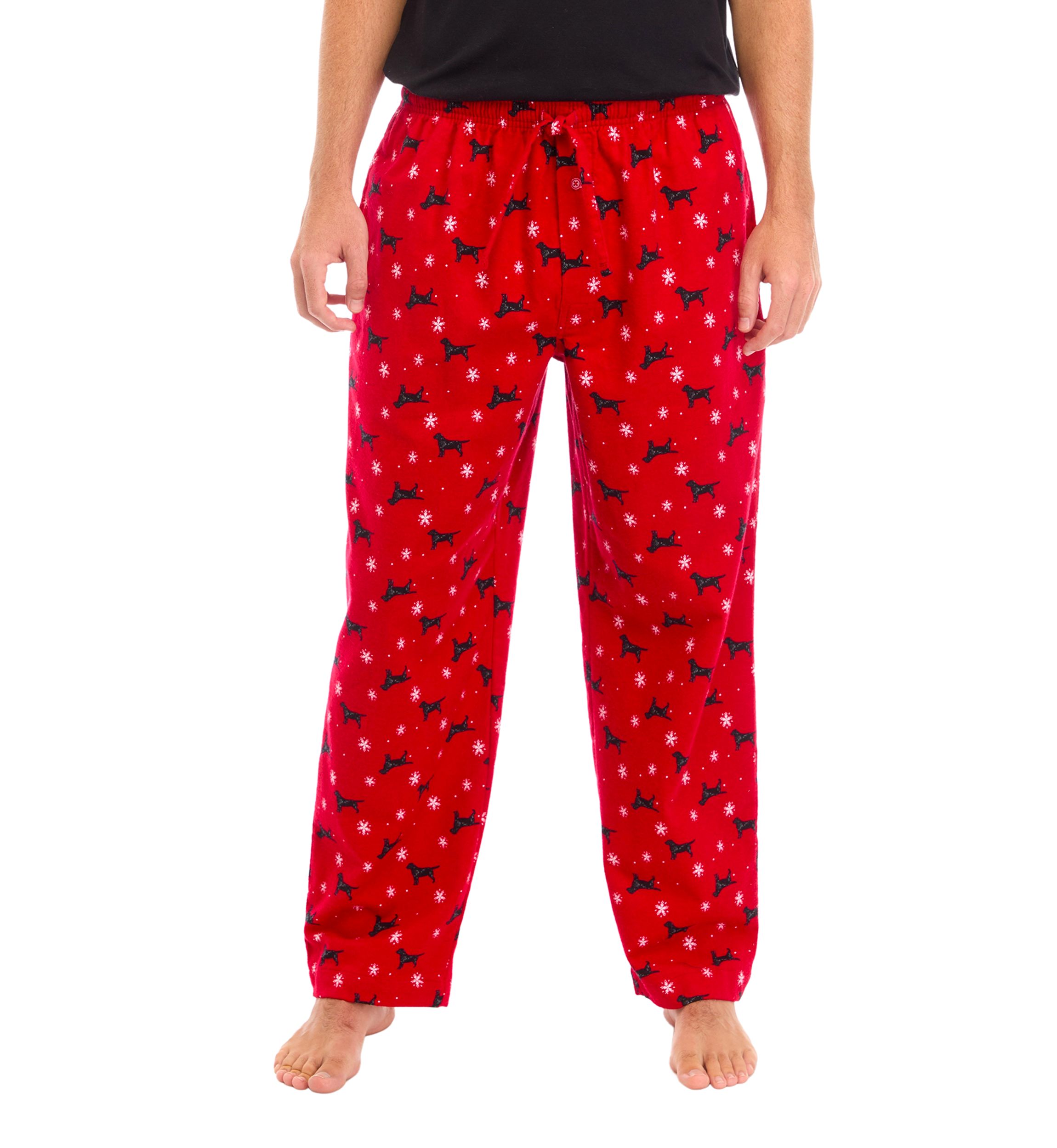  Printed Flannel Pajama Pants 