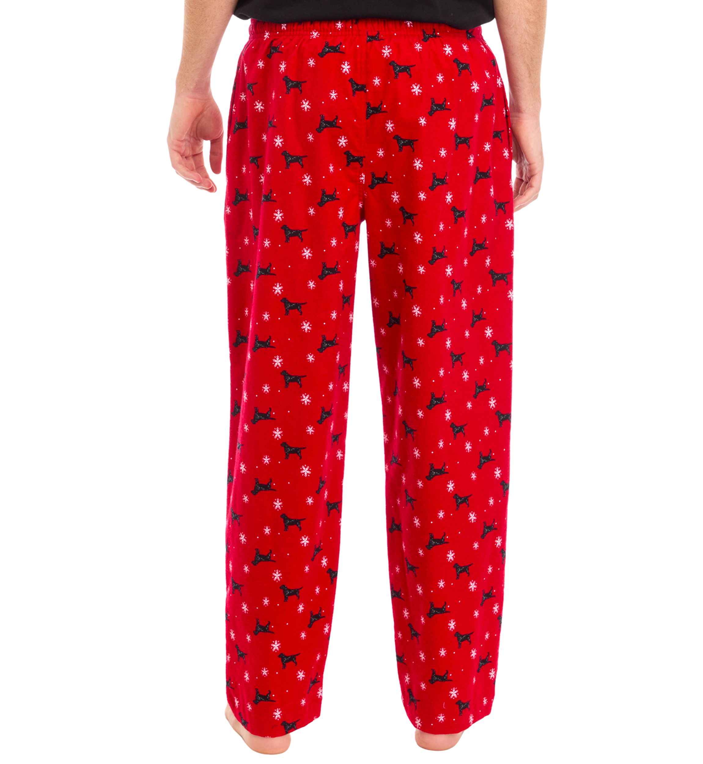  Printed Flannel Pajama Pants 