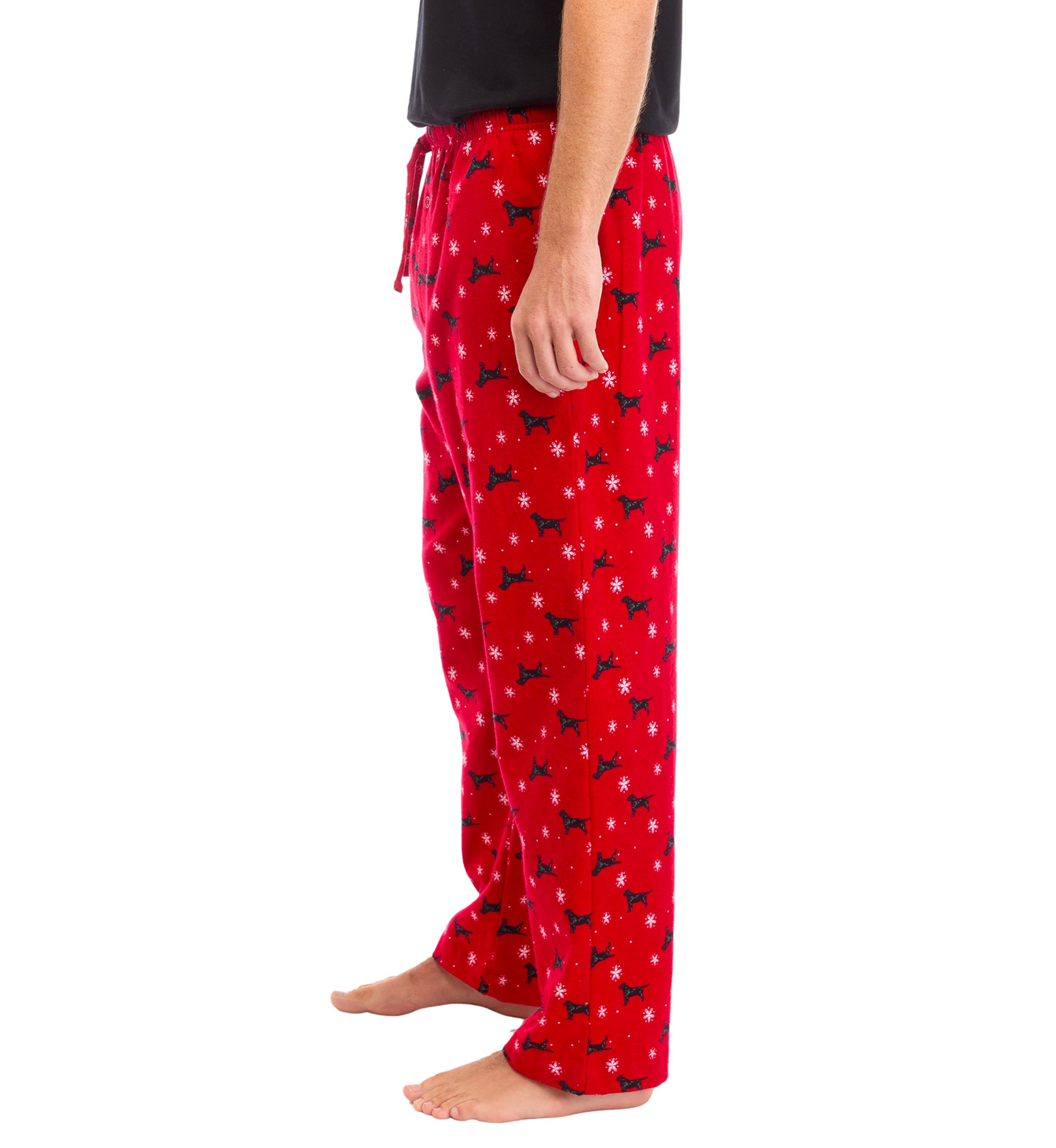  Printed Flannel Pajama Pants 