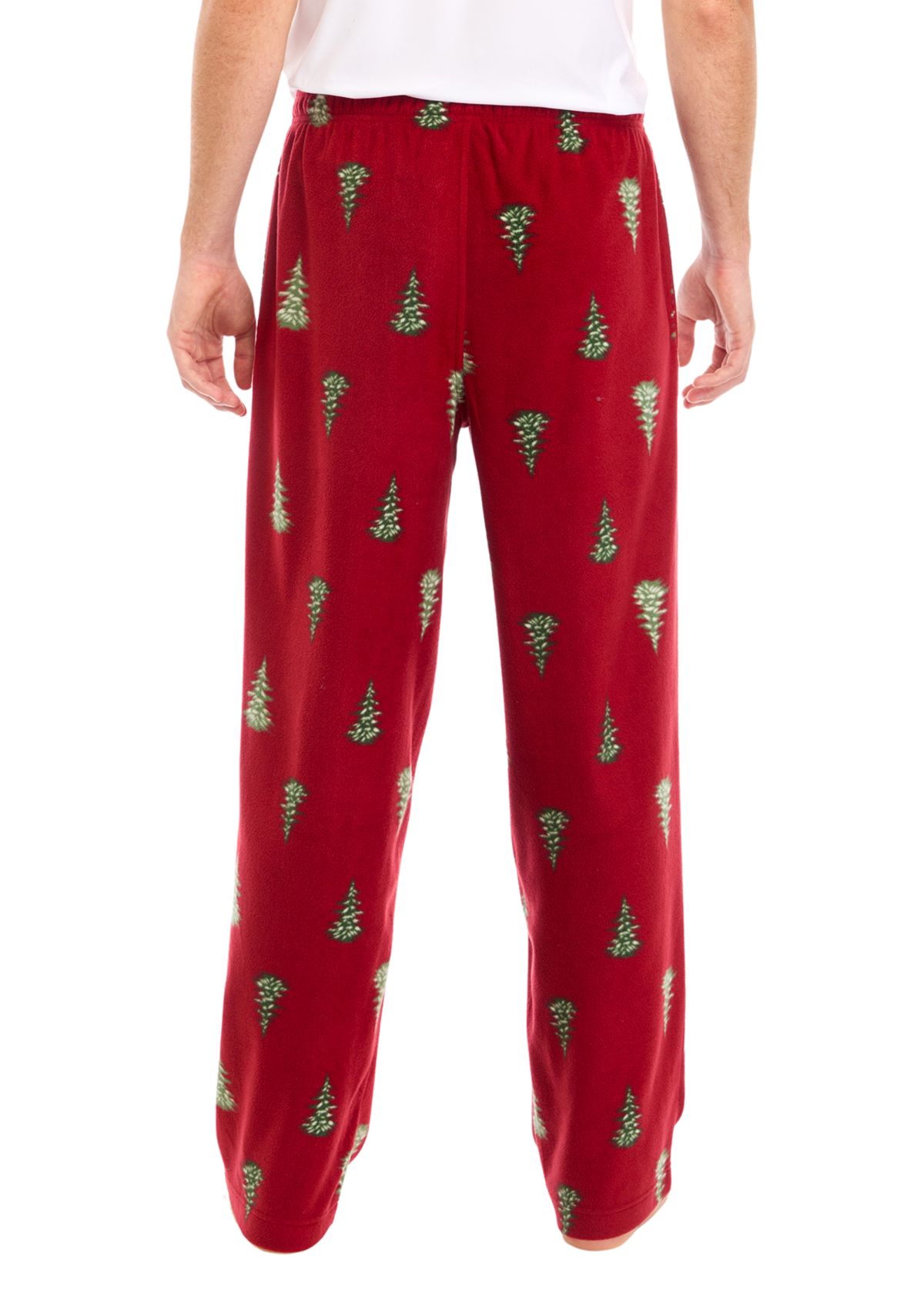 Tree Printed Microfleece Pants