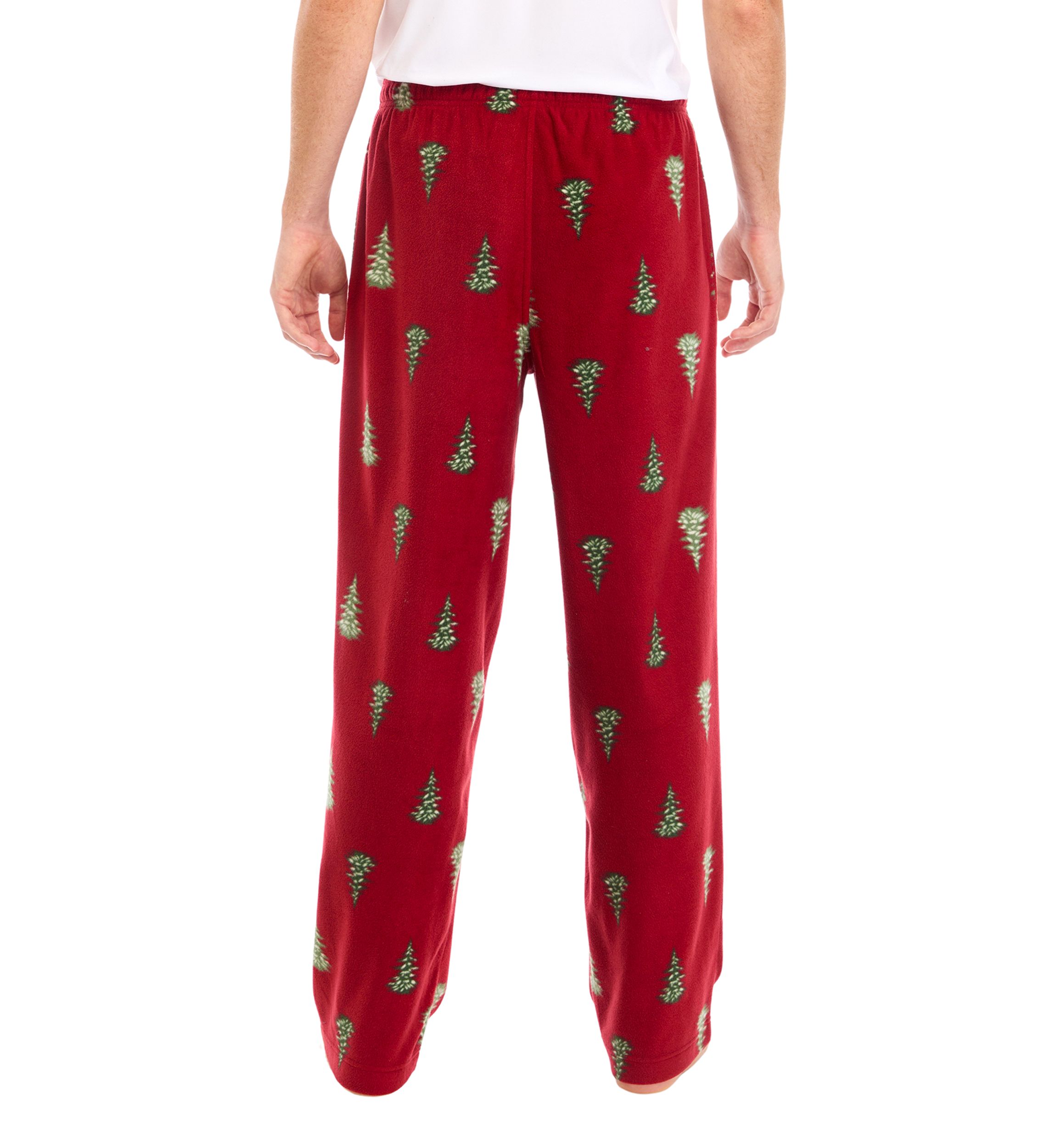 Tree Printed Microfleece Pants
